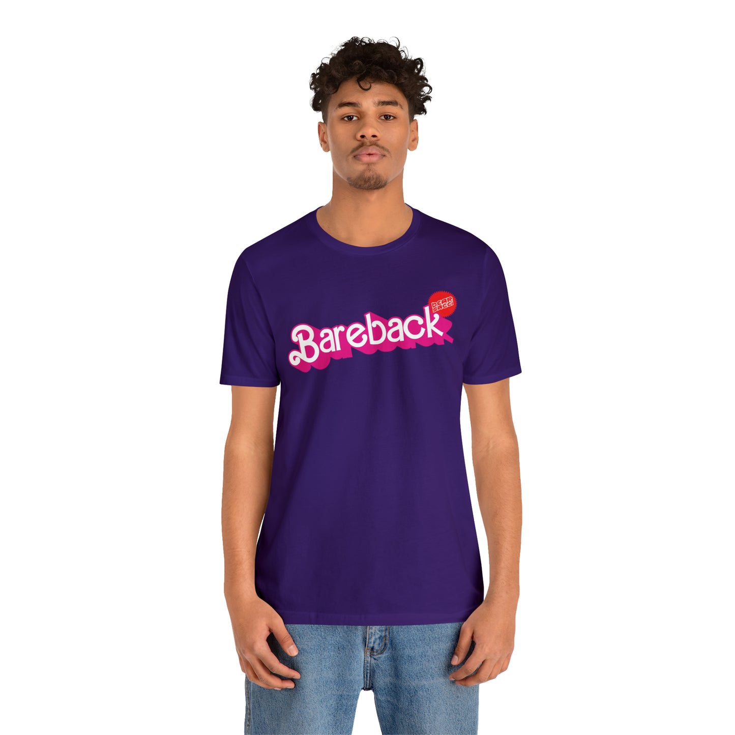 Bearbie™ X Slutpride™: Bareback Logo │Premium Jersey T-shirt