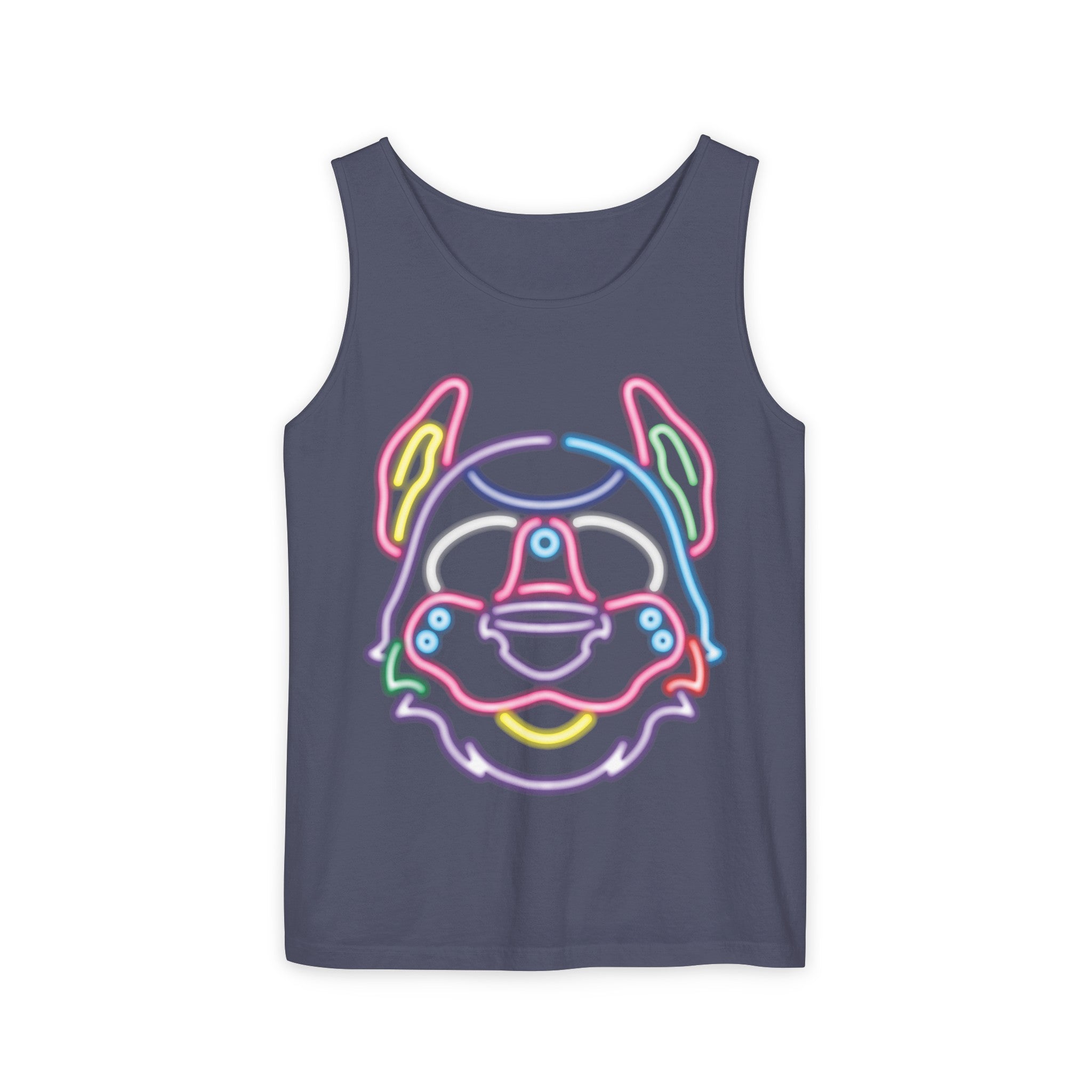 YIFF®: Neon Good Buy (Pup Mask) │ Garment-Dyed Tank Top