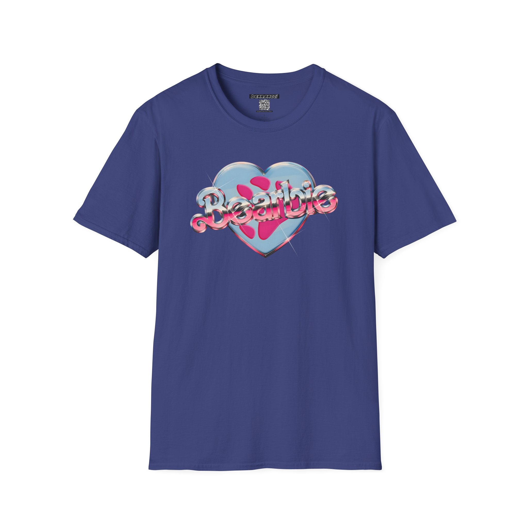 Bearbie®: Heart Bear Claw Logo │Softsyle T-shirt