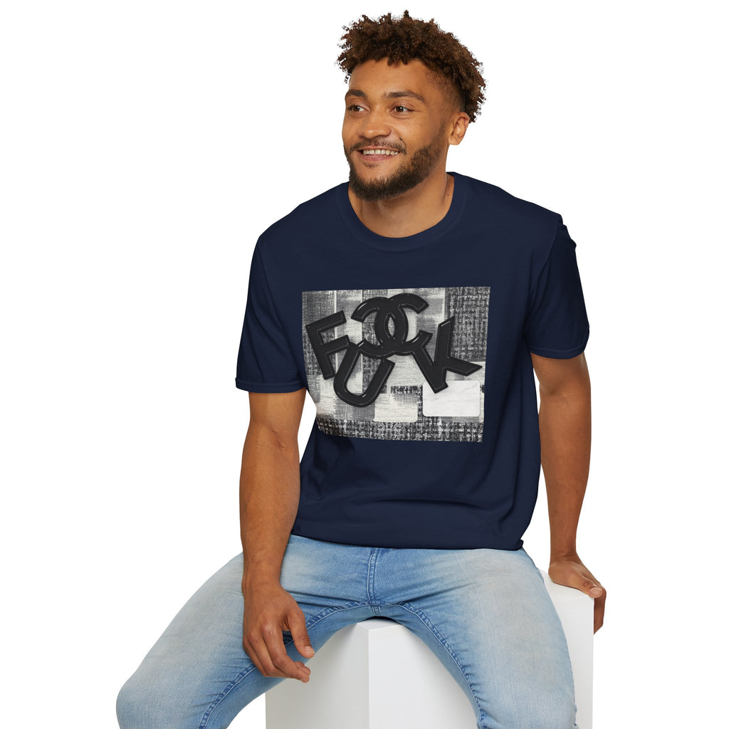 Fake Designer™: Tweed Patchwork Fuck│ Softsyle T-shirt
