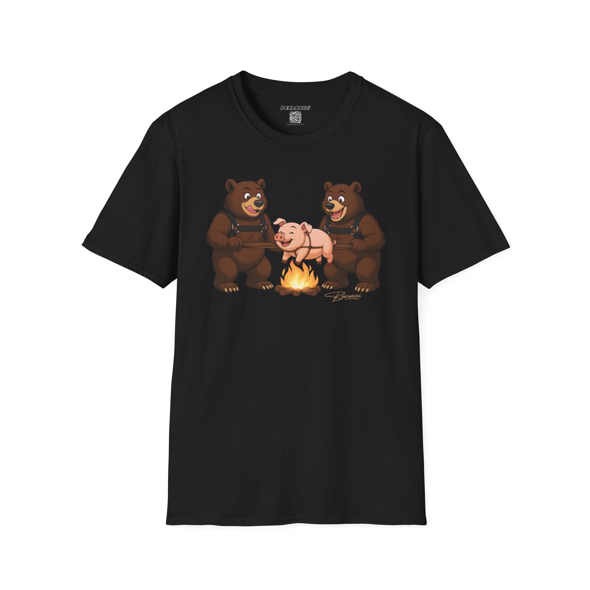 Bearmart®: Spit Roast Pig │Softsyle T-shirt