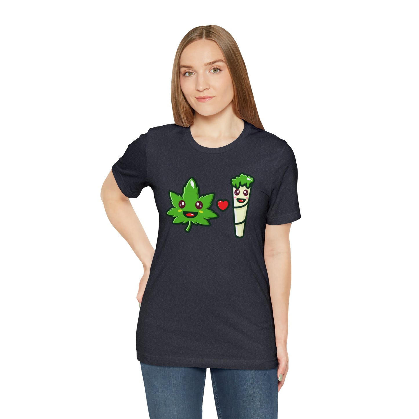 Stoney: Leafy Loves Blunty  │Premium Jersey T-shirt