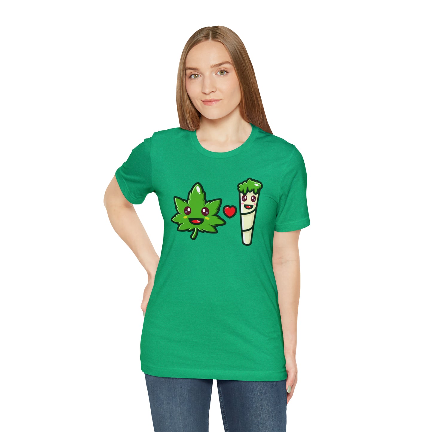 Stoney: Leafy Loves Blunty  │Premium Jersey T-shirt