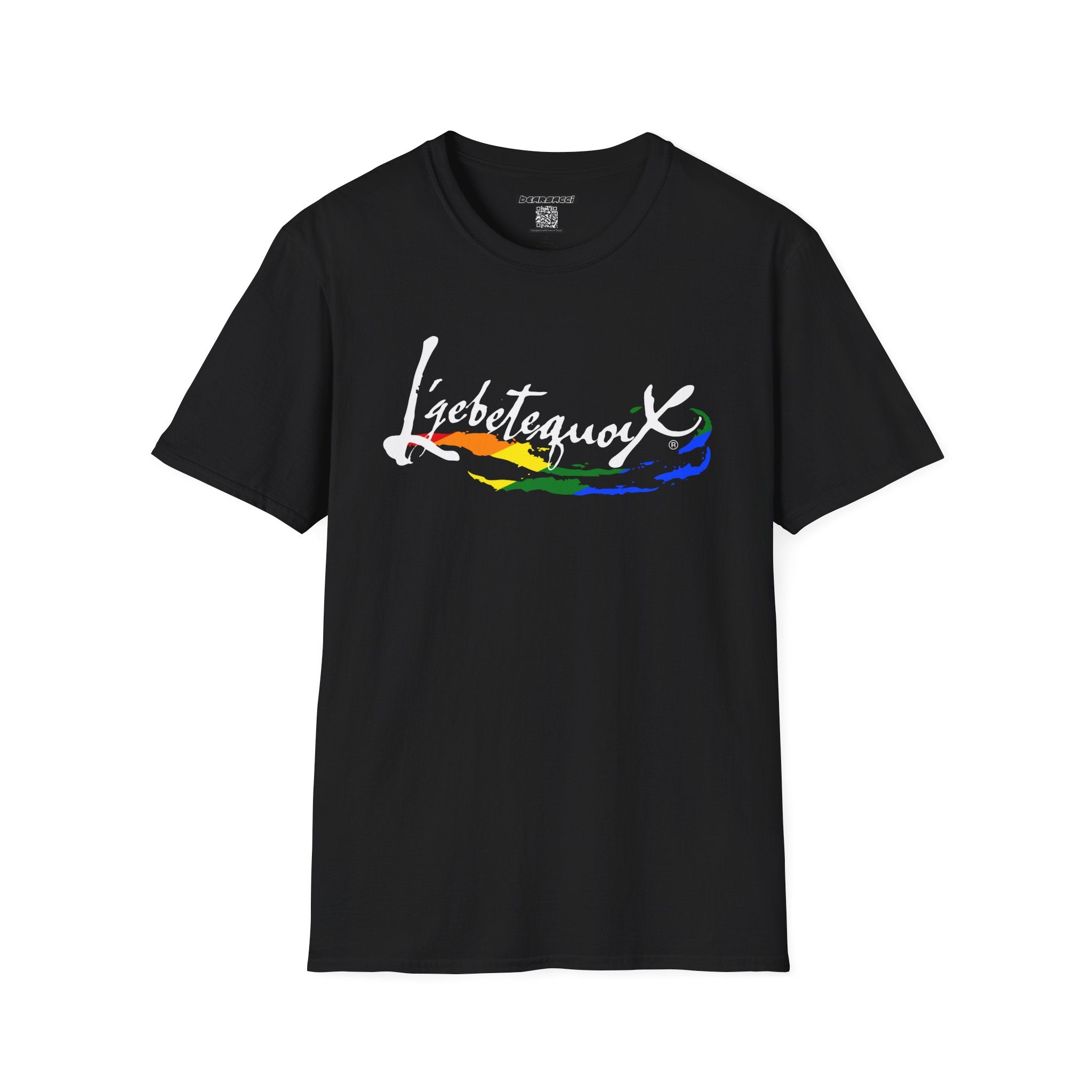 HyperPop® X FakeDesigner®: L’gbetegquoix (LGBT) Rainbow Version │ Softsyle T-shirt