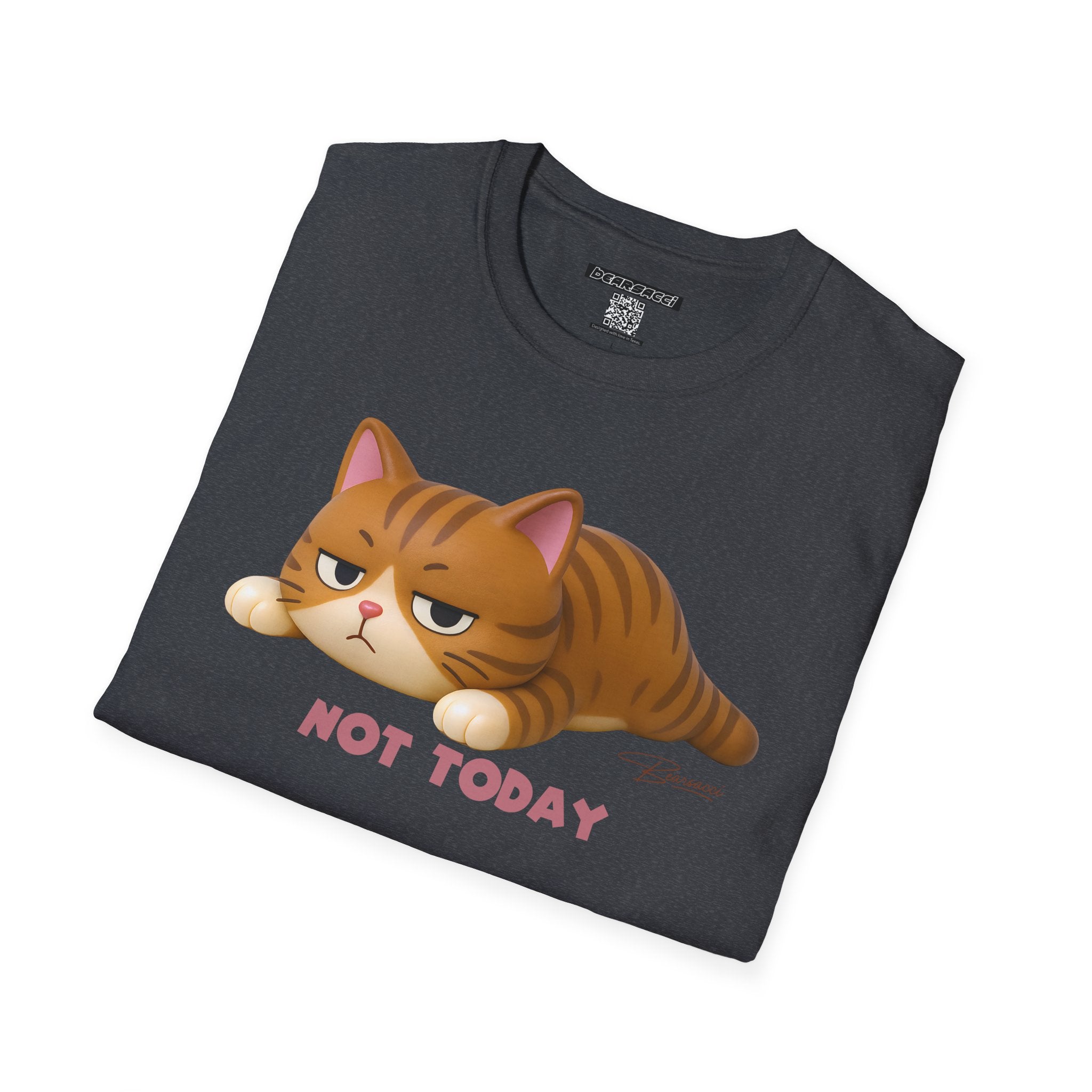 HyperPop®: Not Today Cat │ Softsyle T-shirt