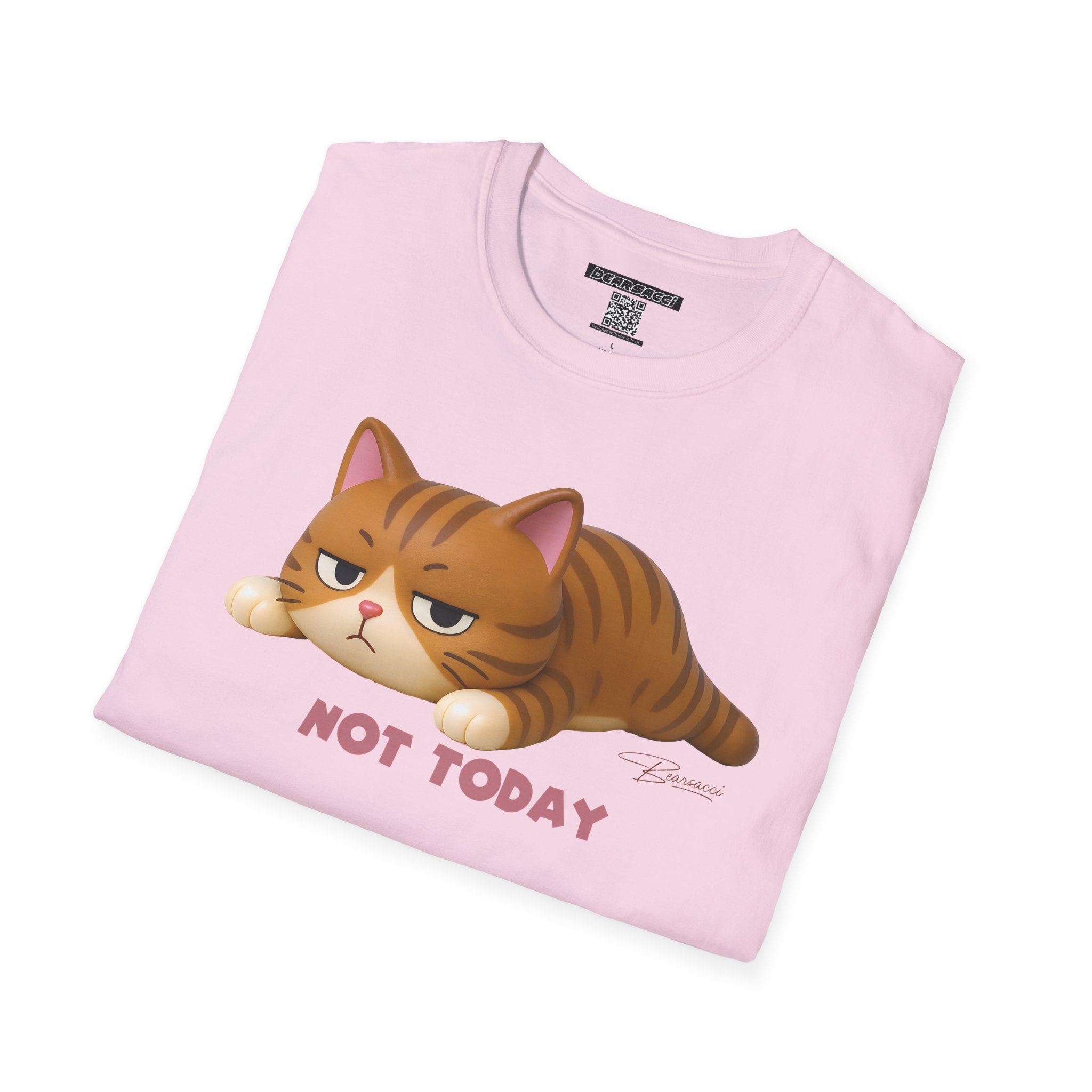 HyperPop®: Not Today Cat │ Softsyle T-shirt