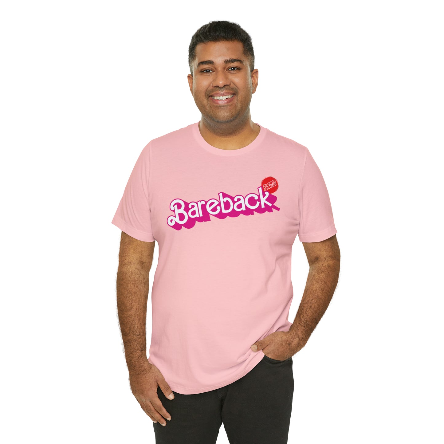 Bearbie™ X Slutpride™: Bareback Logo │Premium Jersey T-shirt