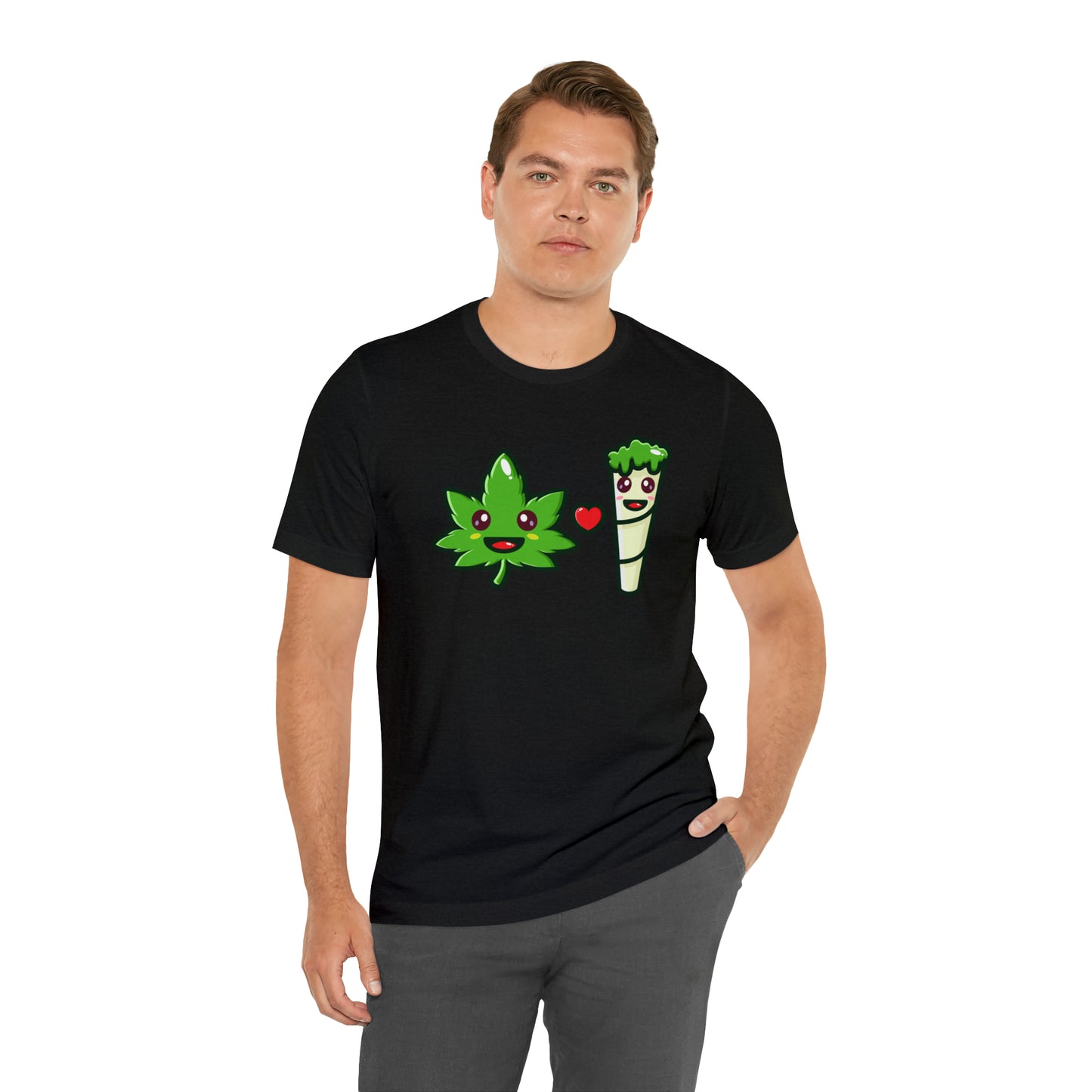 Stoney: Leafy Loves Blunty  │Premium Jersey T-shirt