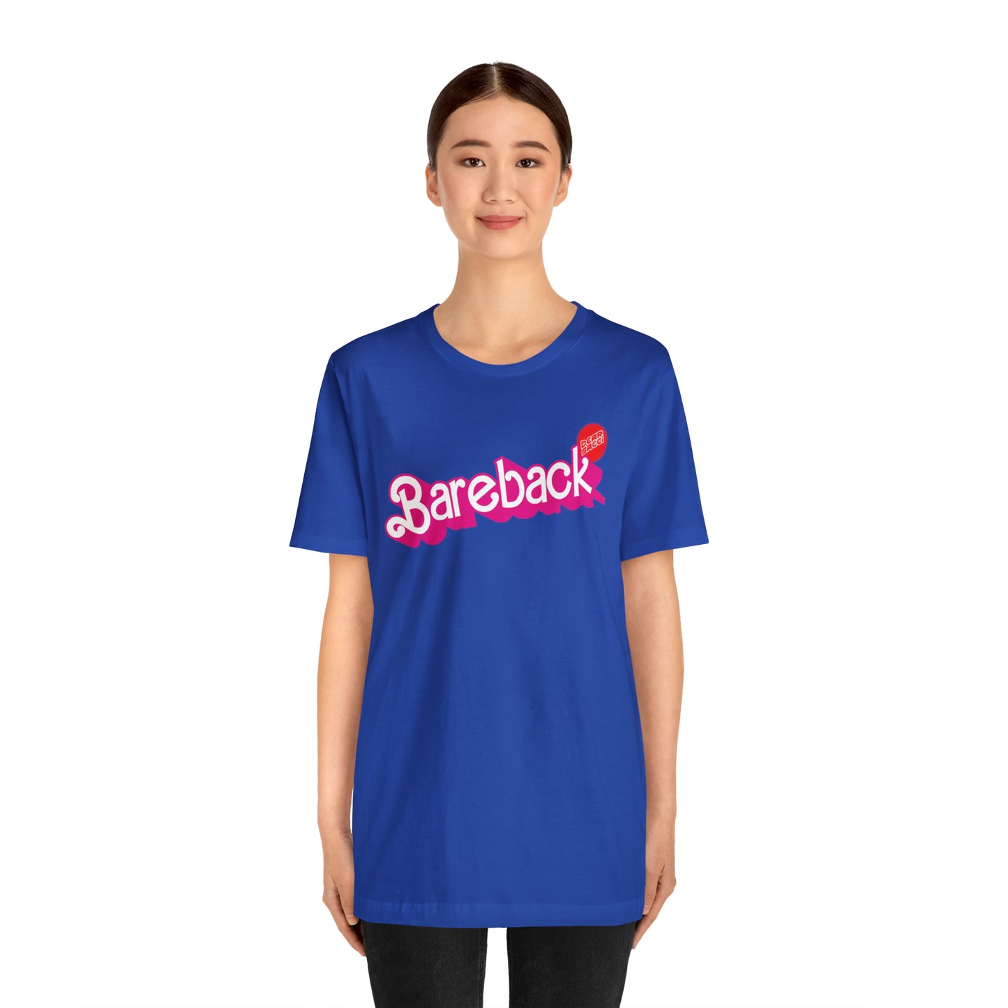 Bearbie™ X Slutpride™: Bareback Logo │Premium Jersey T-shirt