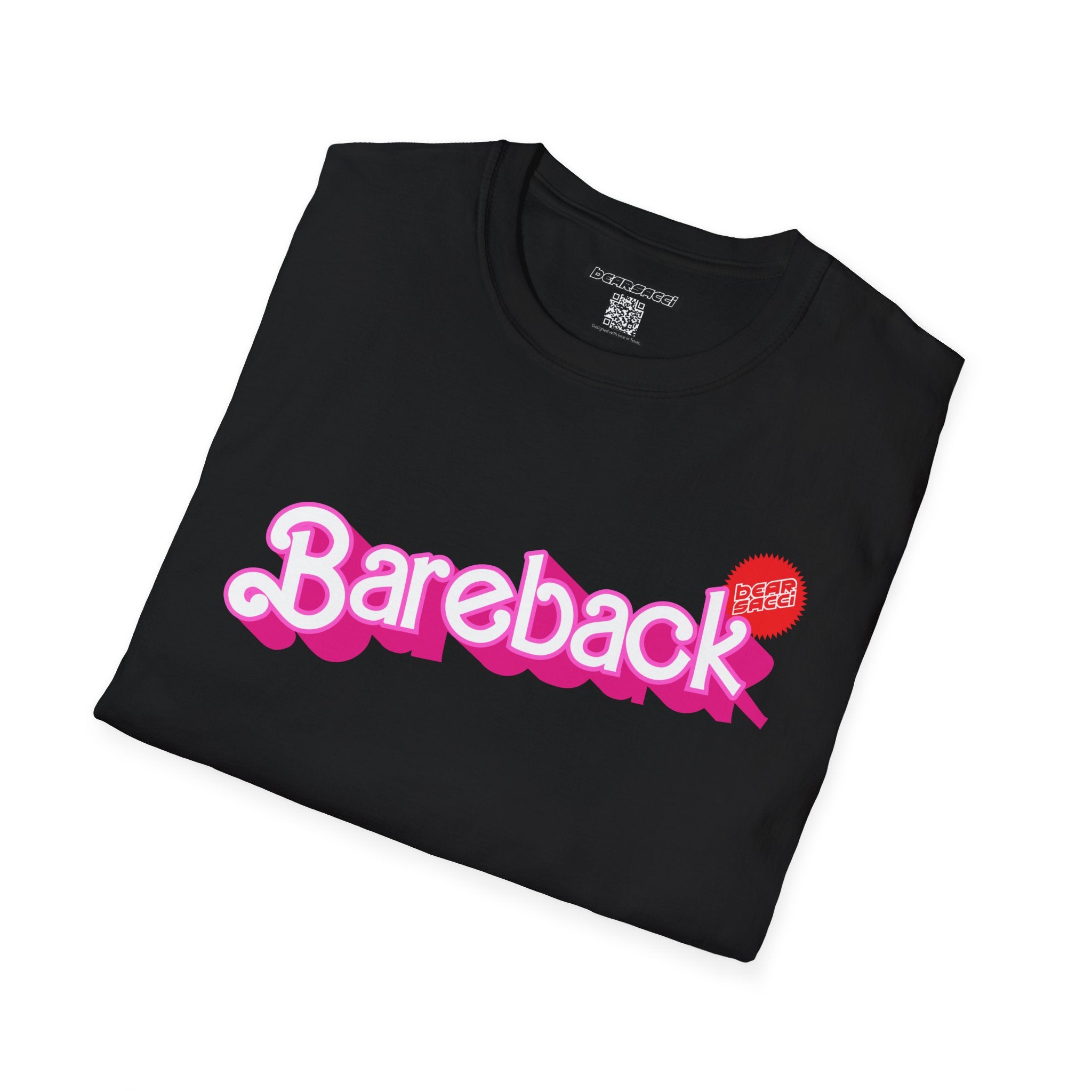 Bearbie® X Slutpride®: Bareback Logo │Softsyle T-shirt