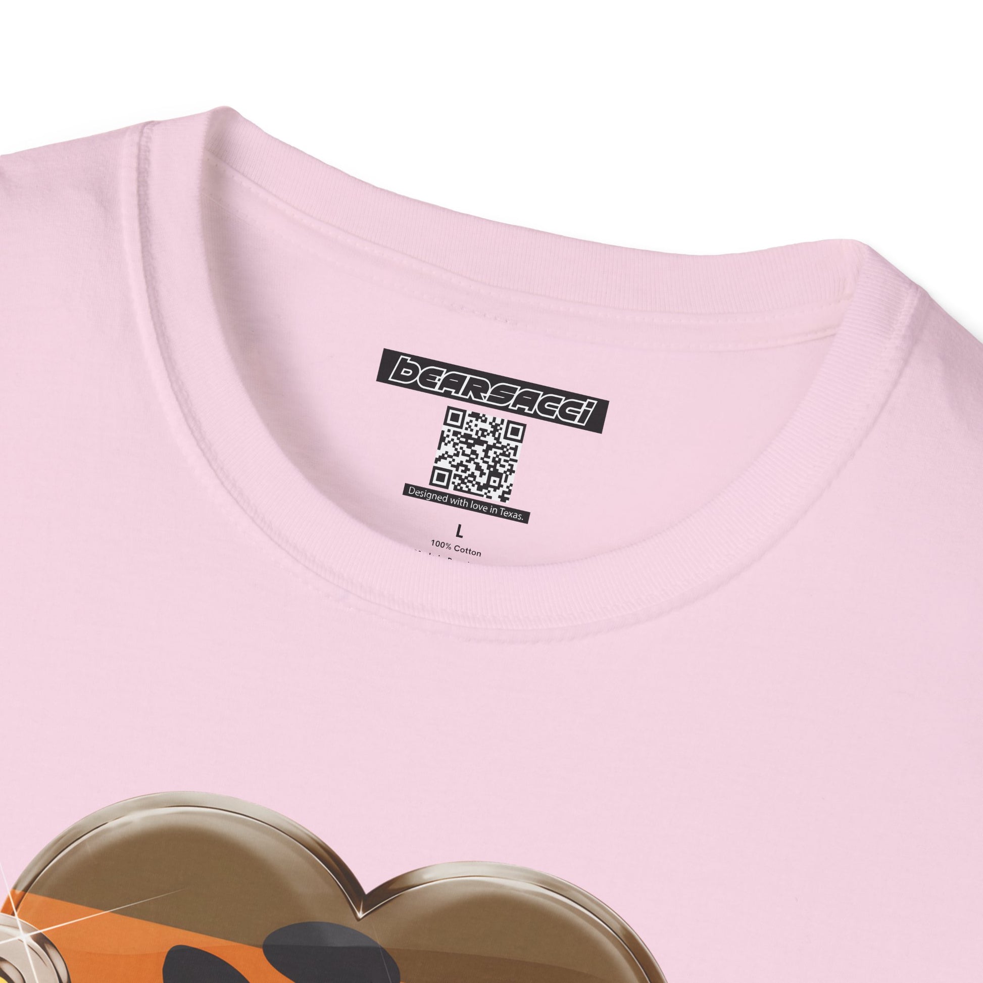 Bearbie®: Heart Claw Logo (Bear Flag Version)│ Softsyle T-shirt