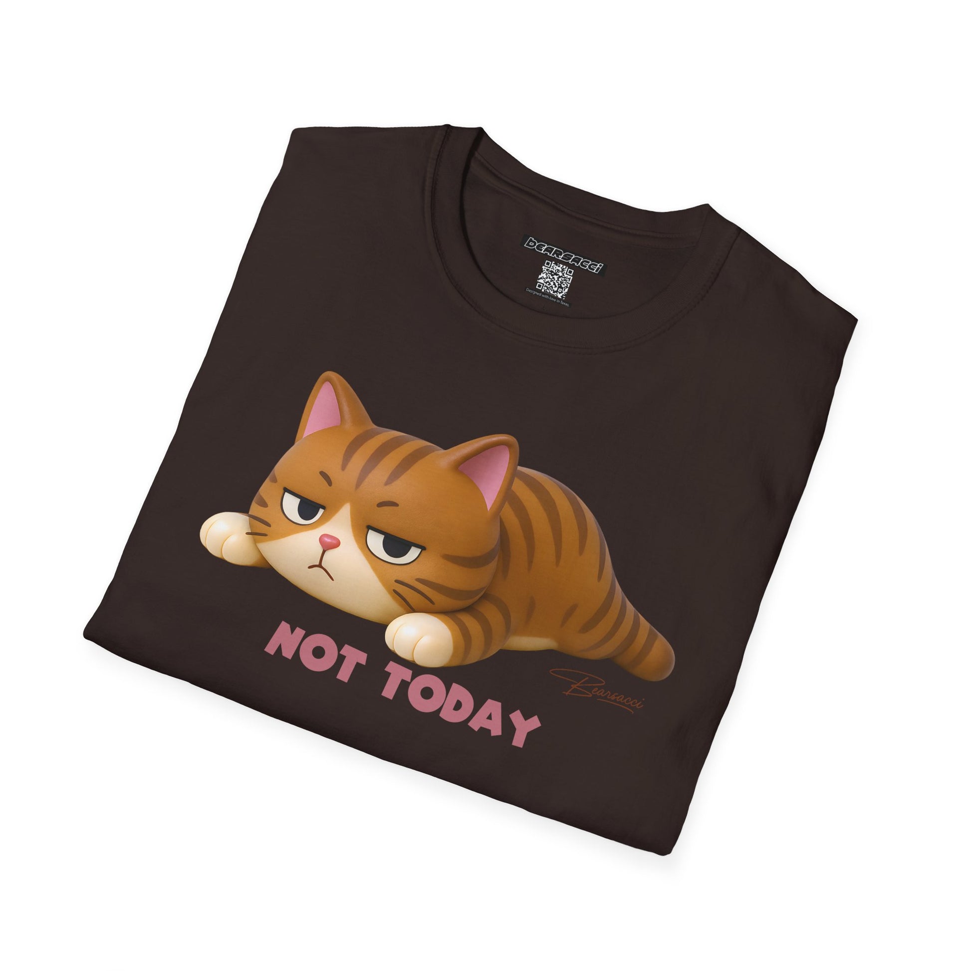 HyperPop®: Not Today Cat │ Softsyle T-shirt