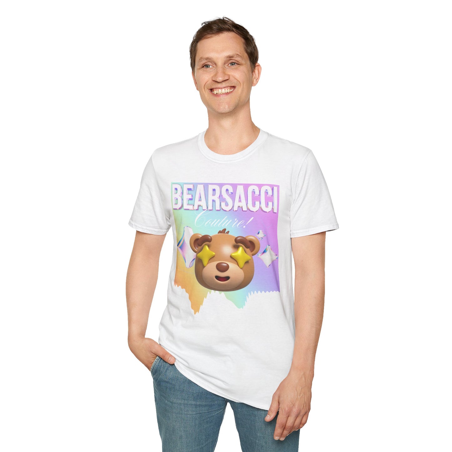 Fake Designer™: Holo Teddy Bear│ Softsyle T-shirt