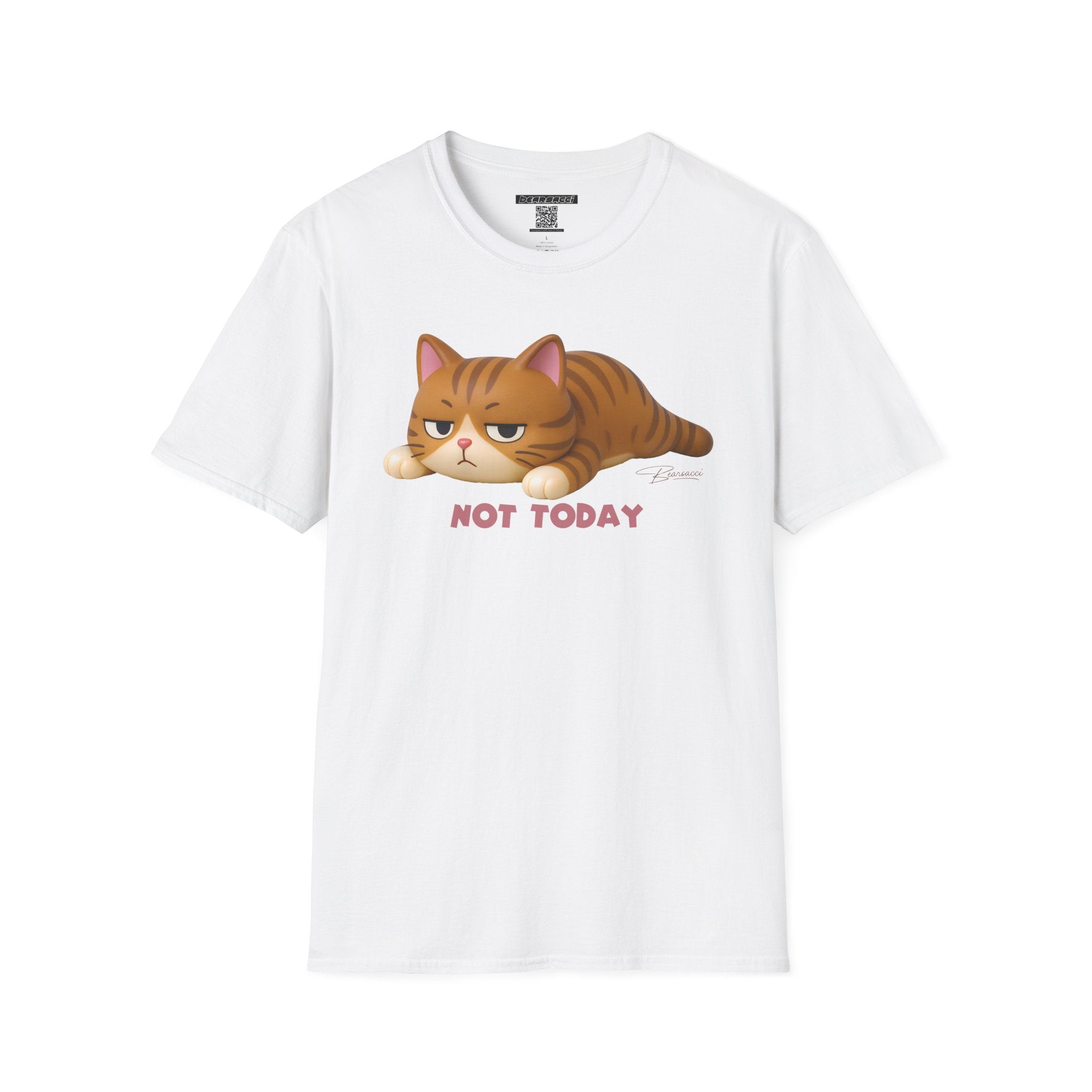 HyperPop®: Not Today Cat │ Softsyle T-shirt
