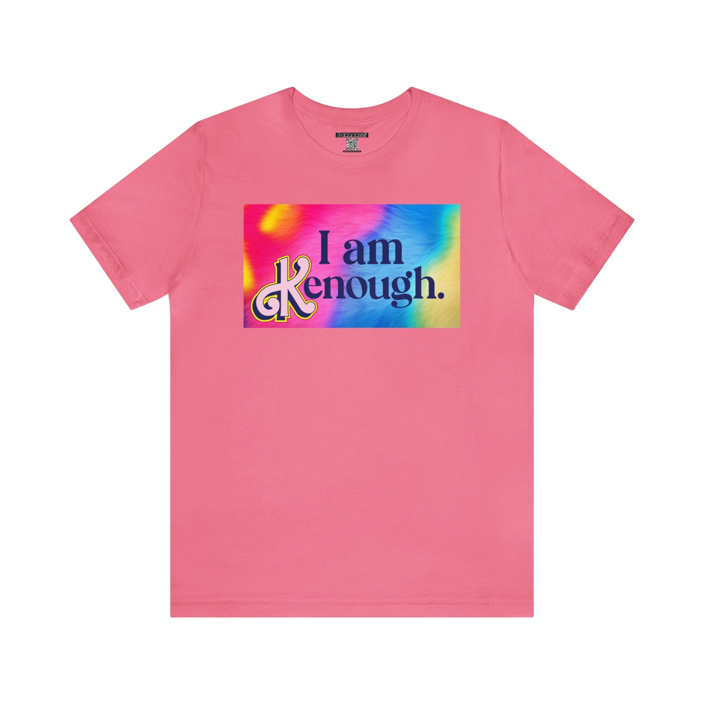 Bearbie: "I am Kenough" With Rainbow Background │ Premium Jersey T-shirt