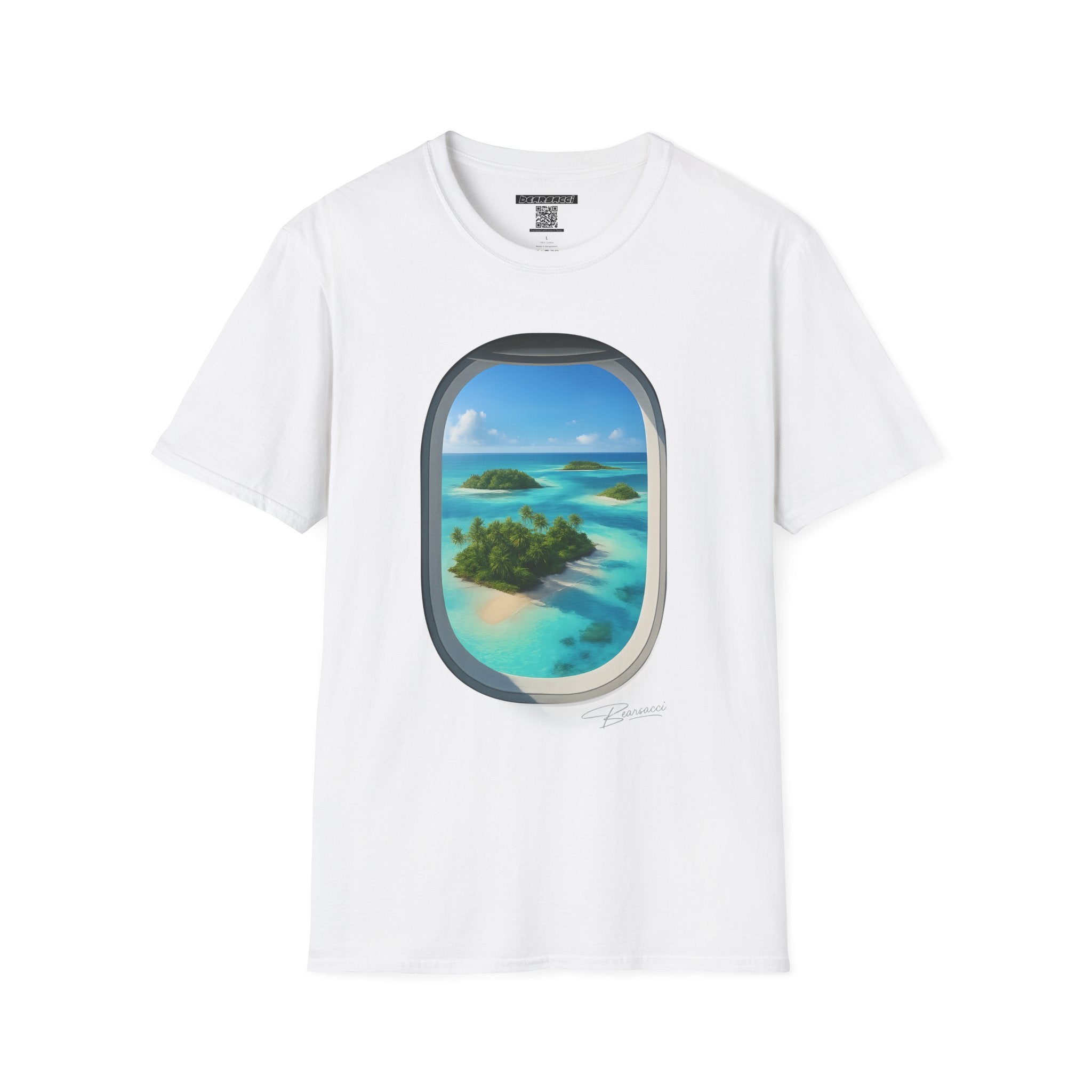HyperPop™ X Wanderlust™ X FakeDesigner™: Window Seat Porthole Fantasy │ Softsyle T-shirt