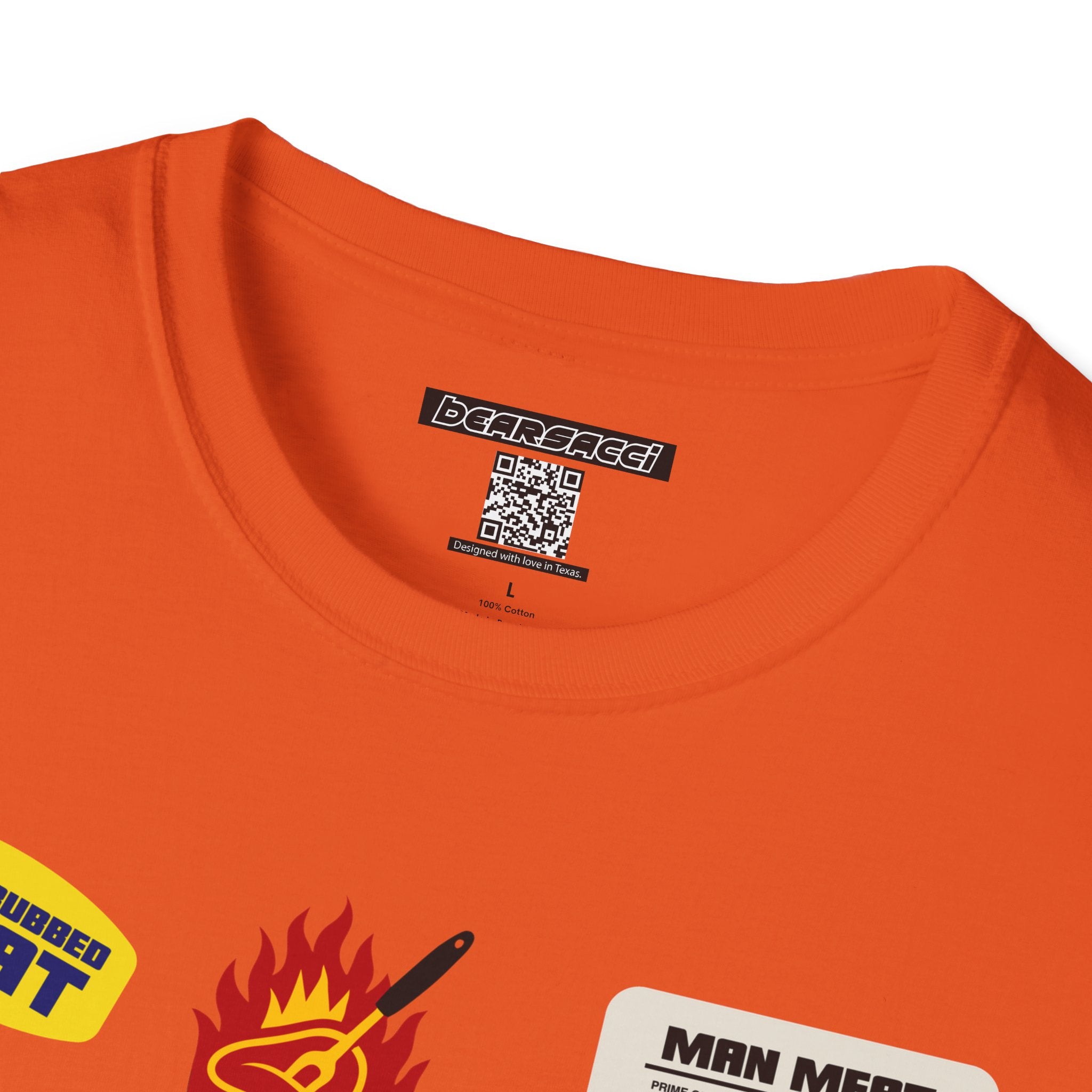 Bearmart®: Butcher Isle Meat Stickers (1990s Colorway) │Softsyle T-shirt