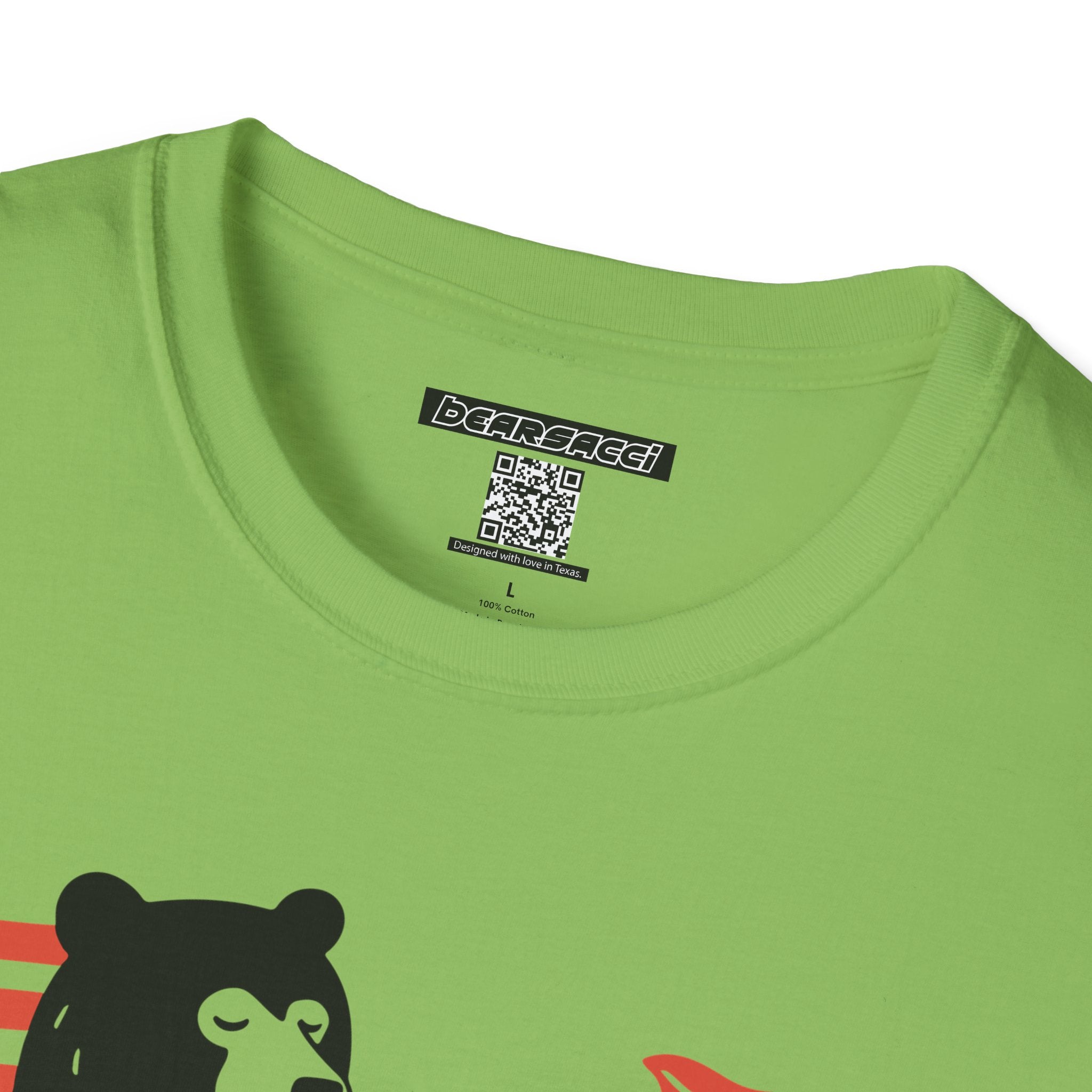Bearsacci® X Wanderlust®: Sunday Funday Lazy Bear│ Softsyle T-shirt