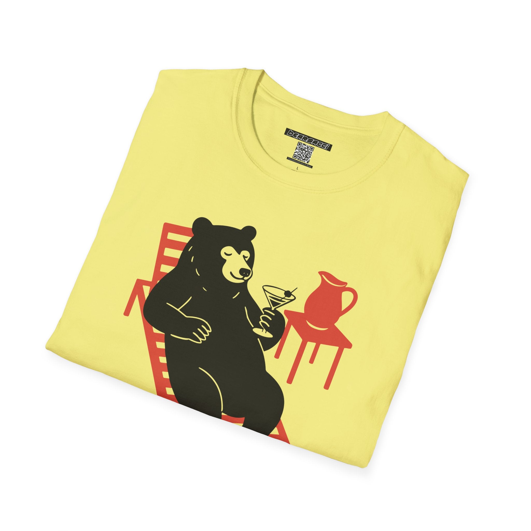 Bearsacci® X Wanderlust®: Sunday Funday Lazy Bear│ Softsyle T-shirt