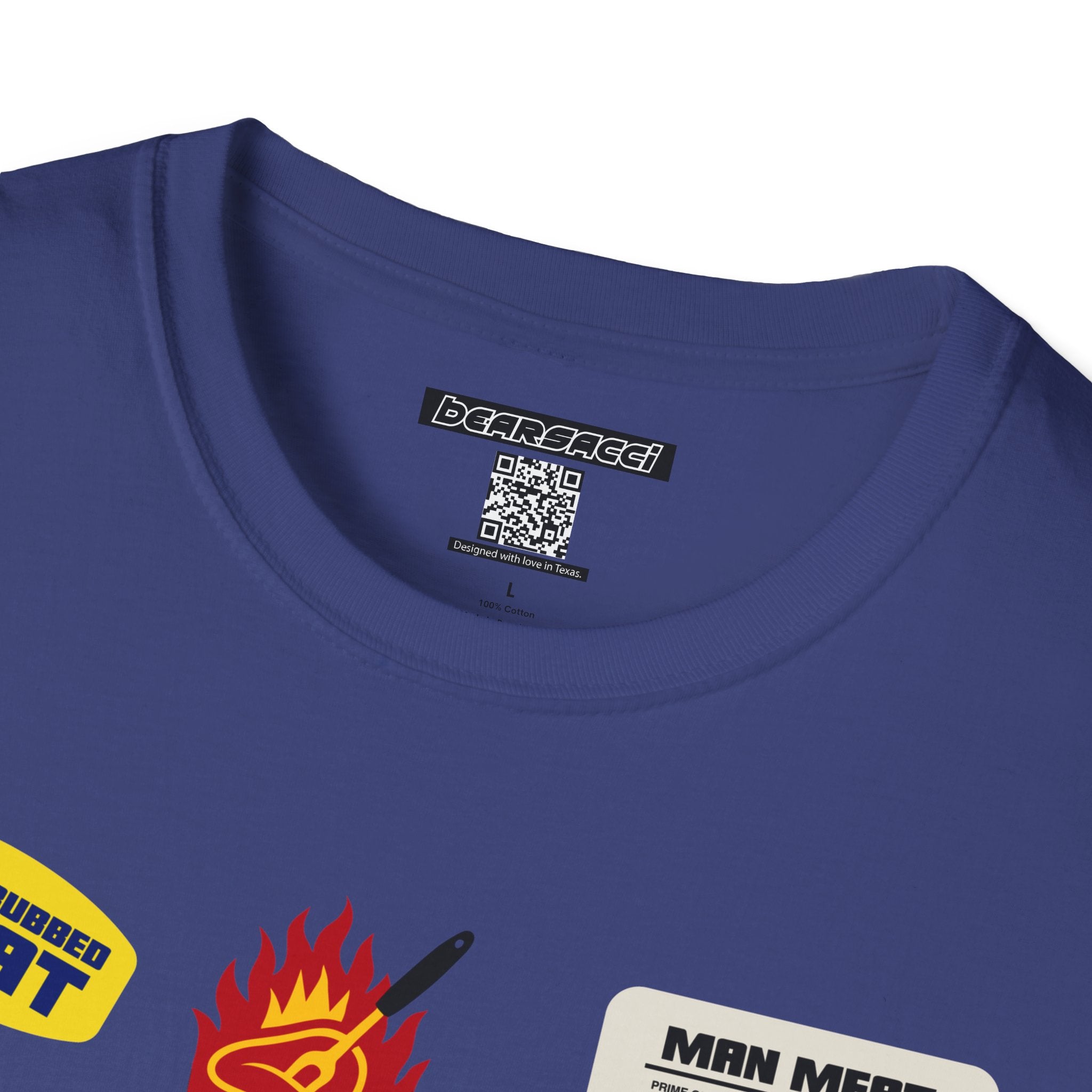 Bearmart®: Butcher Isle Meat Stickers (1990s Colorway) │Softsyle T-shirt