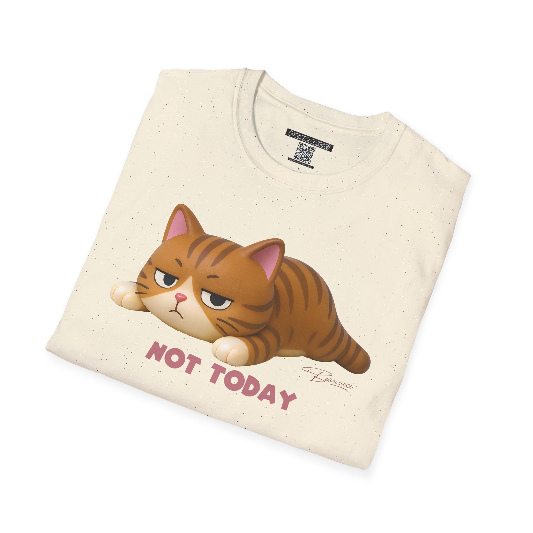 HyperPop®: Not Today Cat │ Softsyle T-shirt