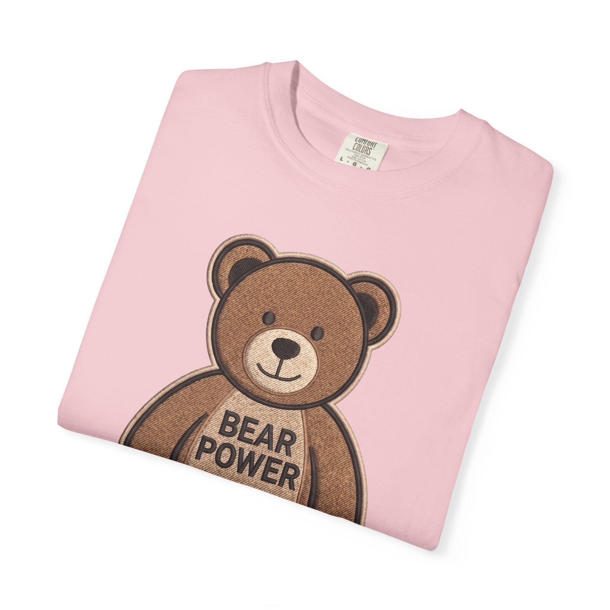 Bearmart®: Bear Power Teddybear │Comfort Colors® T-shirt