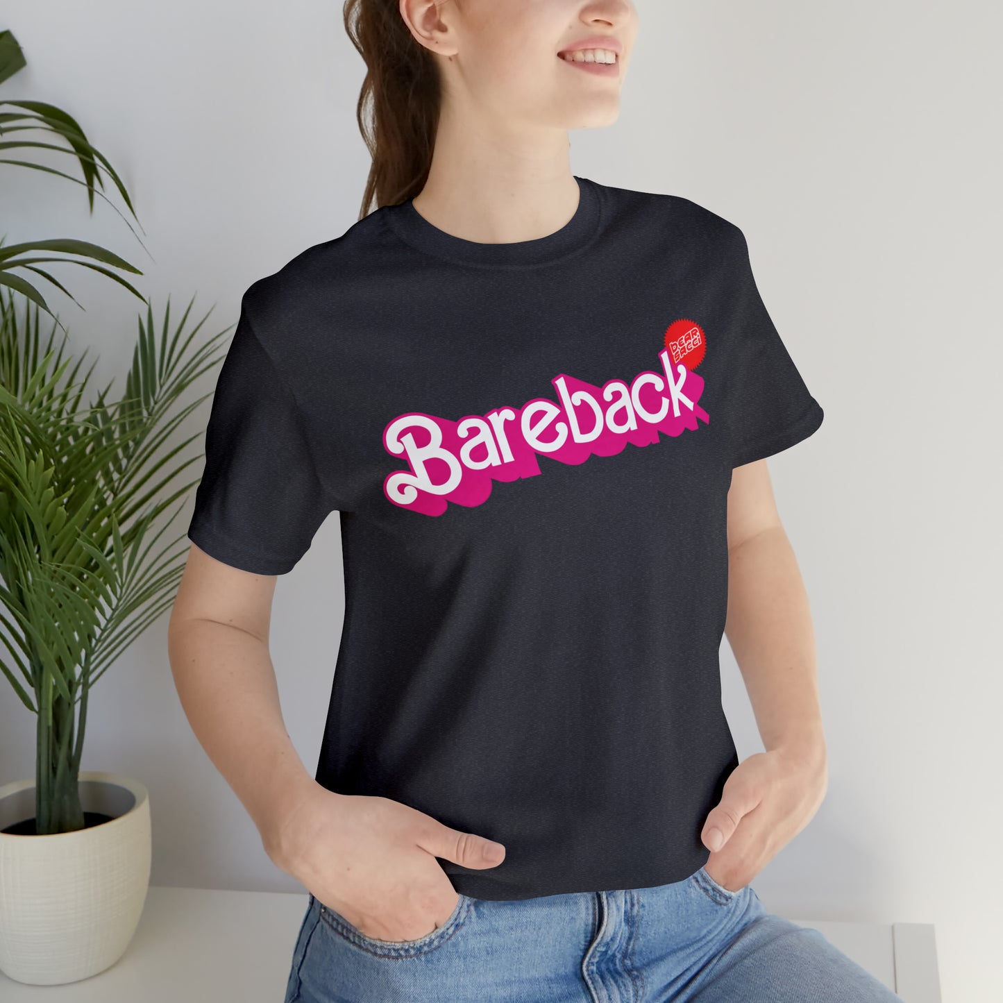 Bearbie™ X Slutpride™: Bareback Logo │Premium Jersey T-shirt