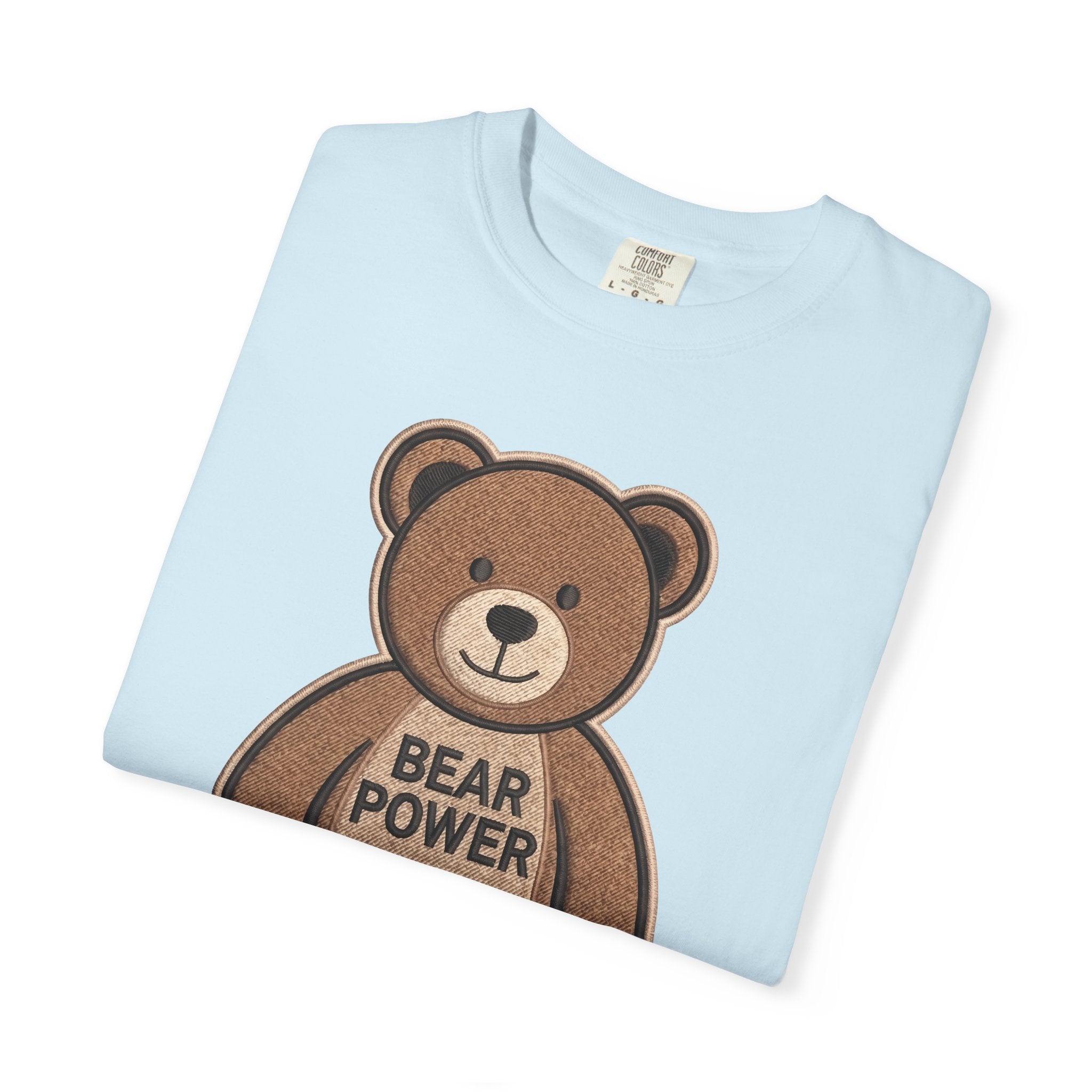Bearmart®: Bear Power Teddybear │Comfort Colors® T-shirt
