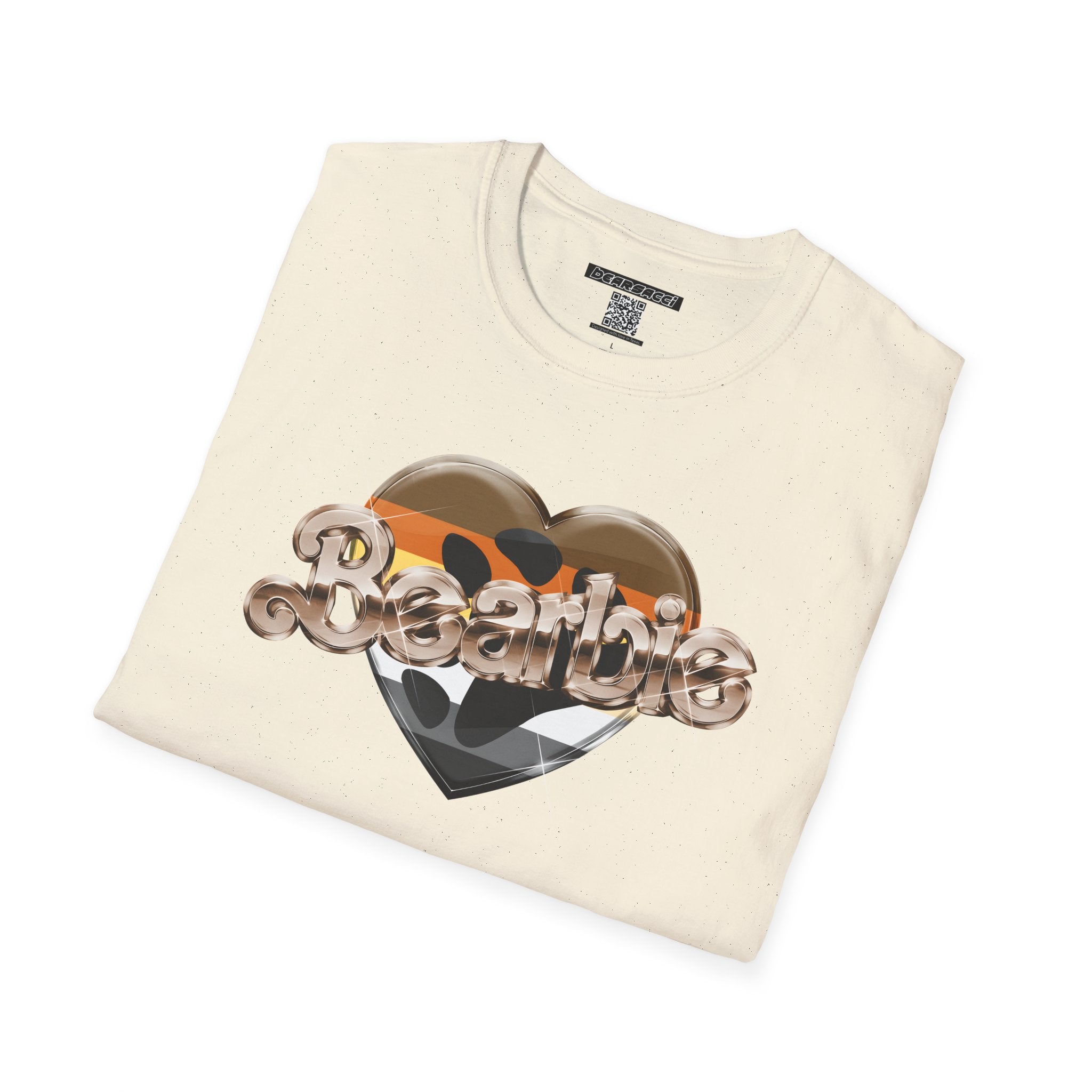 Bearbie®: Heart Claw Logo (Bear Flag Version)│ Softsyle T-shirt