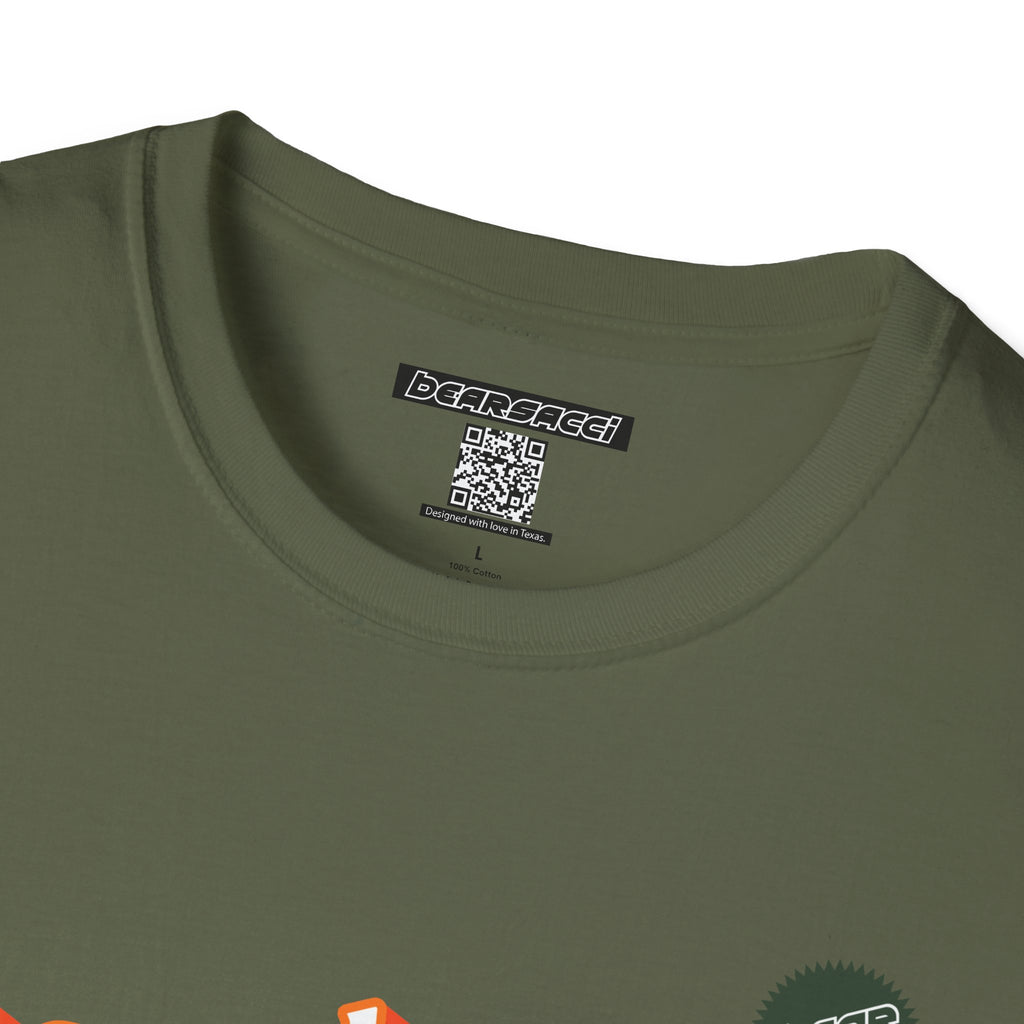 Bearbie® X Slutpride®: Bareback Logo (Hunter) │Softsyle T-shirt