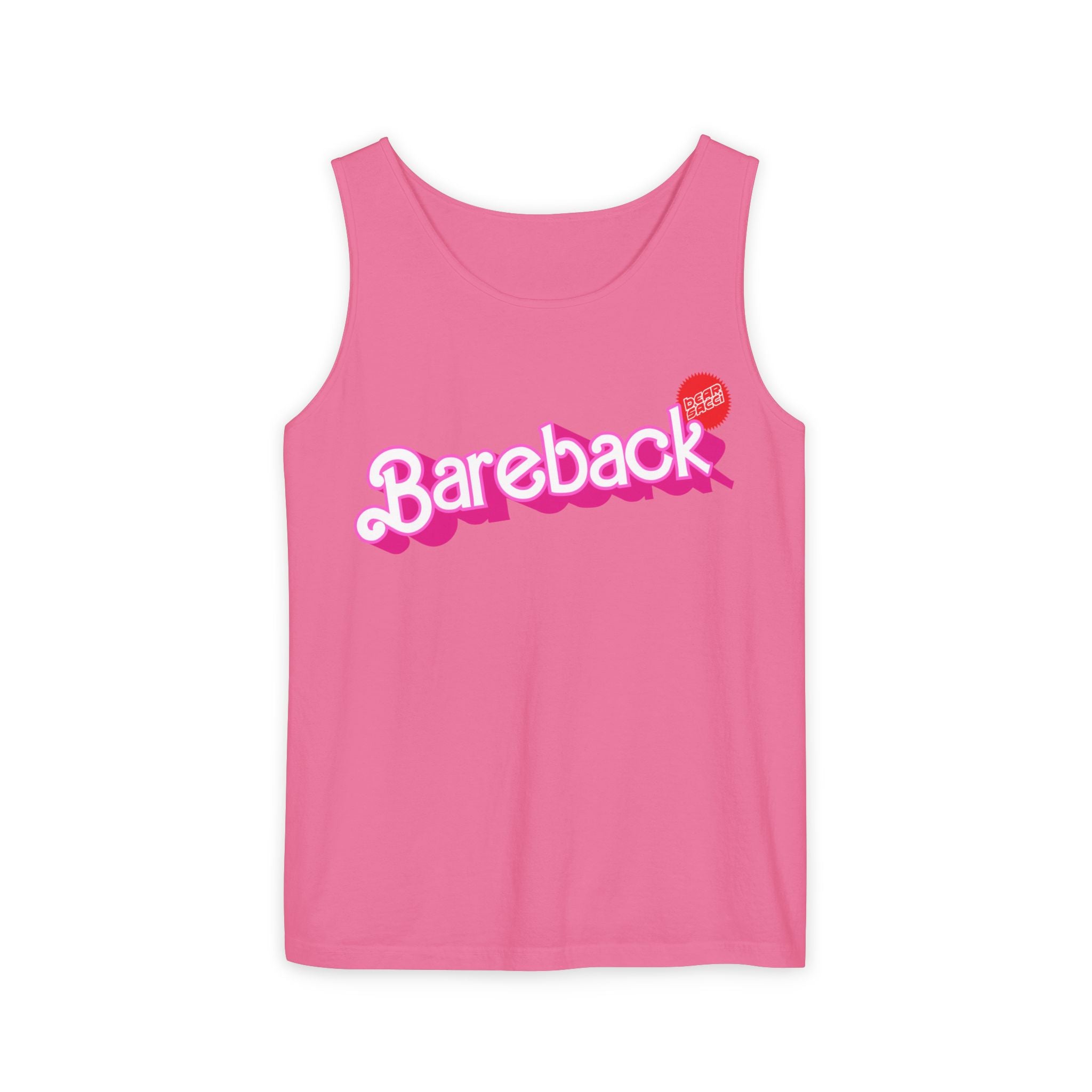 Bearbie® X Slutpride®: Bareback Logo │Garment-Dyed Tank Top