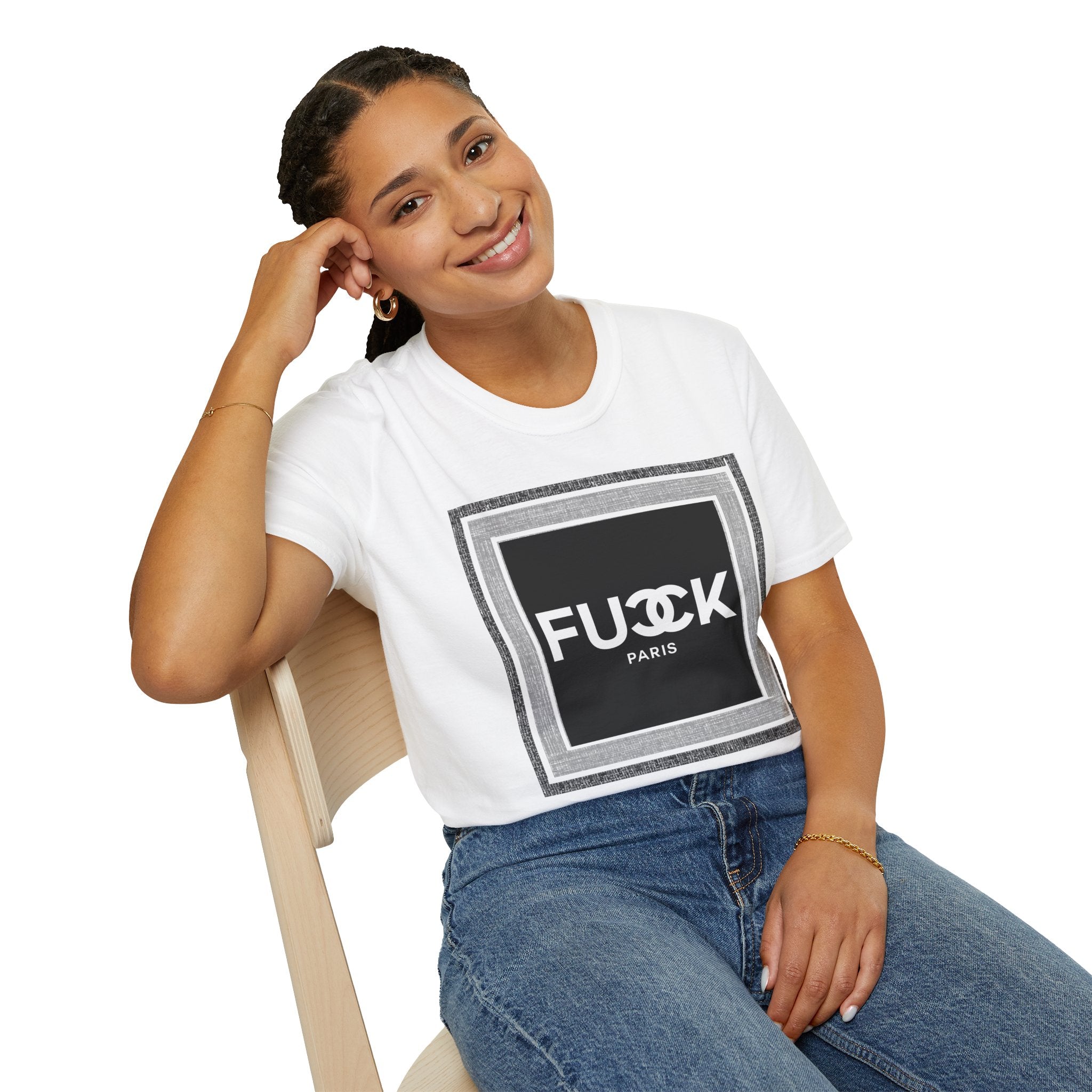 Fake Designer™: Fuck Paris│ Softsyle T-shirt