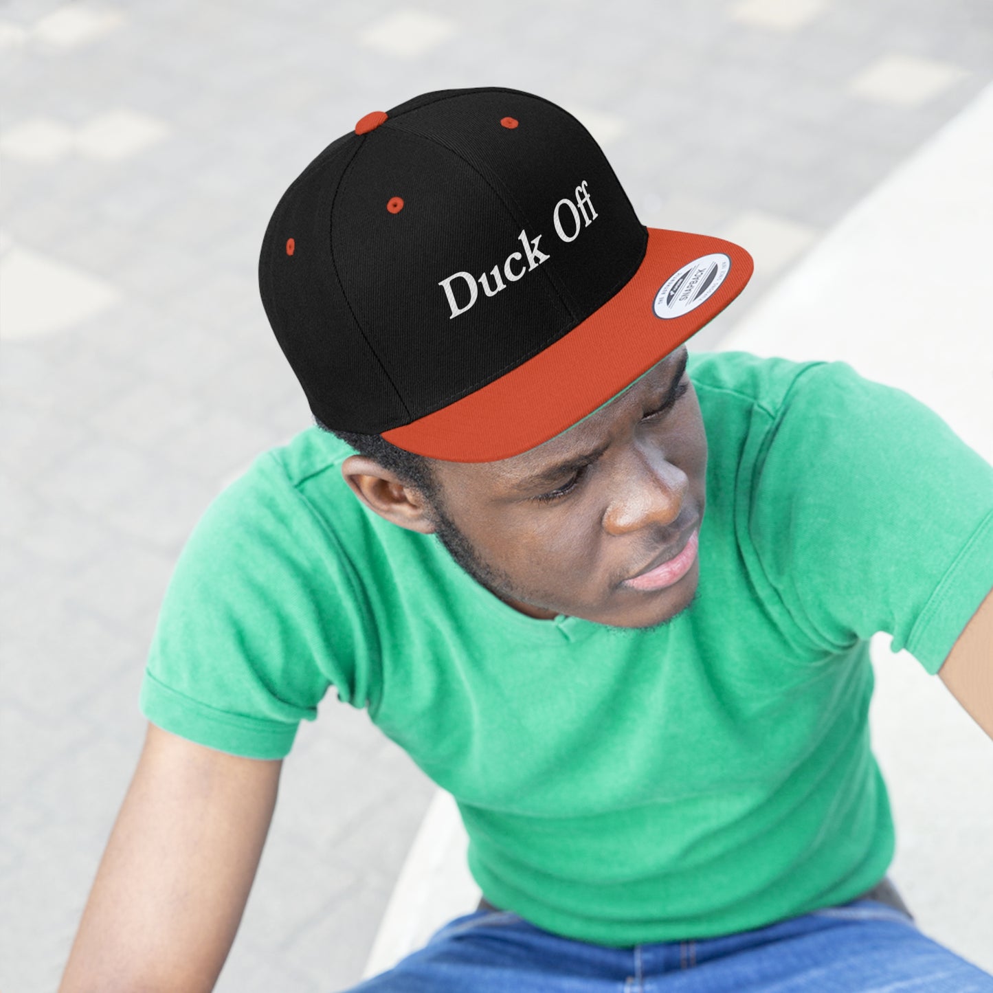 Duck Off │ Unisex Flat Bill Hat