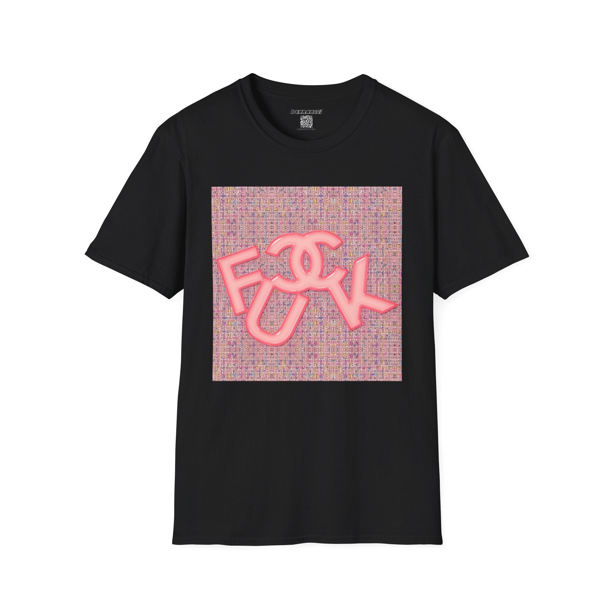 Fake Designer™: Pink Tweed Fuck│ Softsyle T-shirt