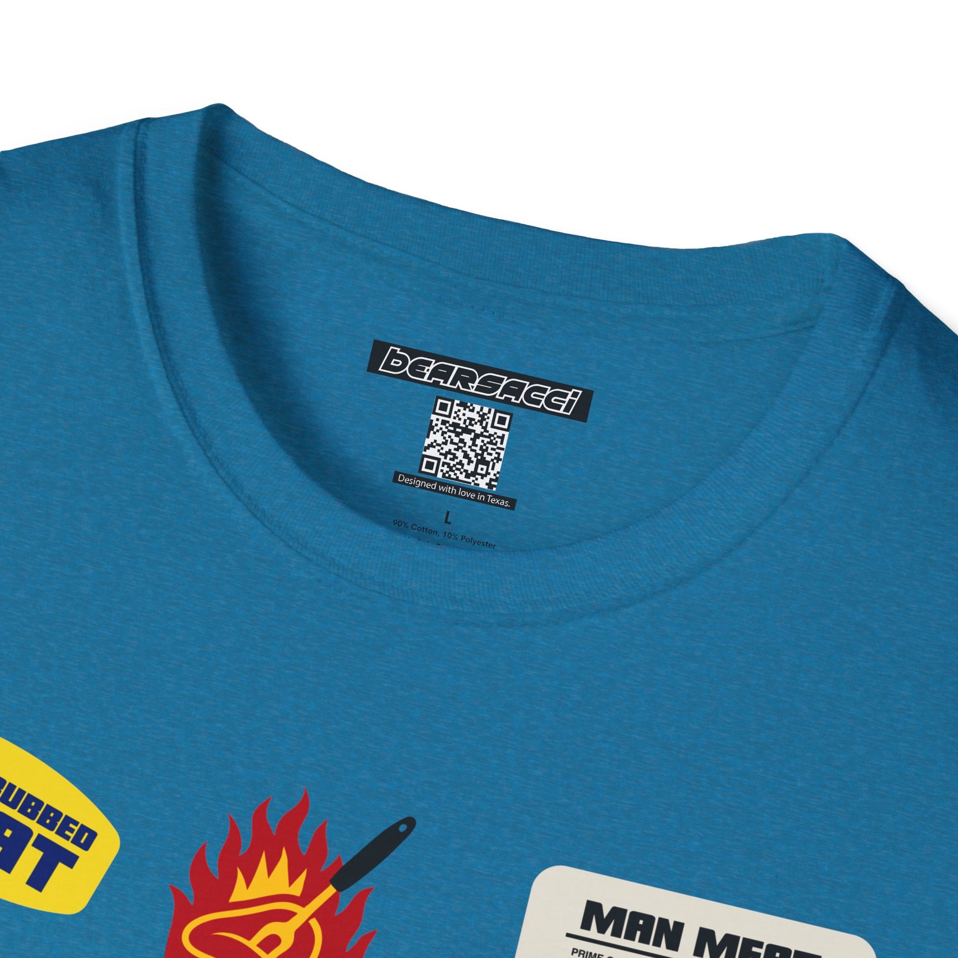 Bearmart®: Butcher Isle Meat Stickers (1990s Colorway) │Softsyle T-shirt