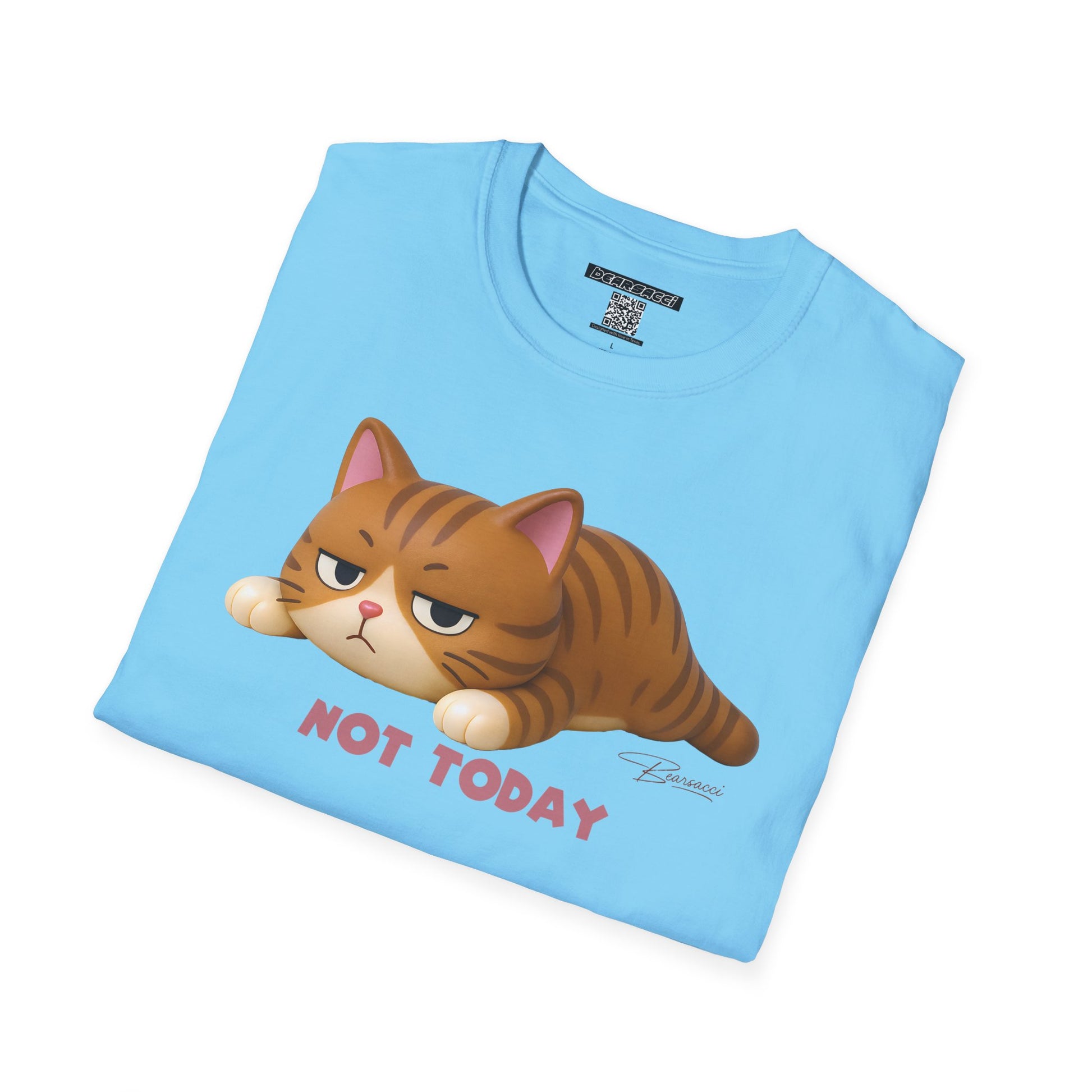 HyperPop®: Not Today Cat │ Softsyle T-shirt