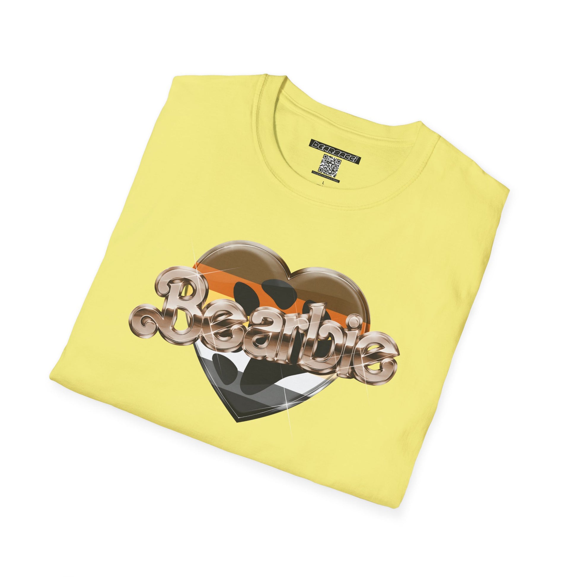 Bearbie®: Heart Claw Logo (Bear Flag Version)│ Softsyle T-shirt