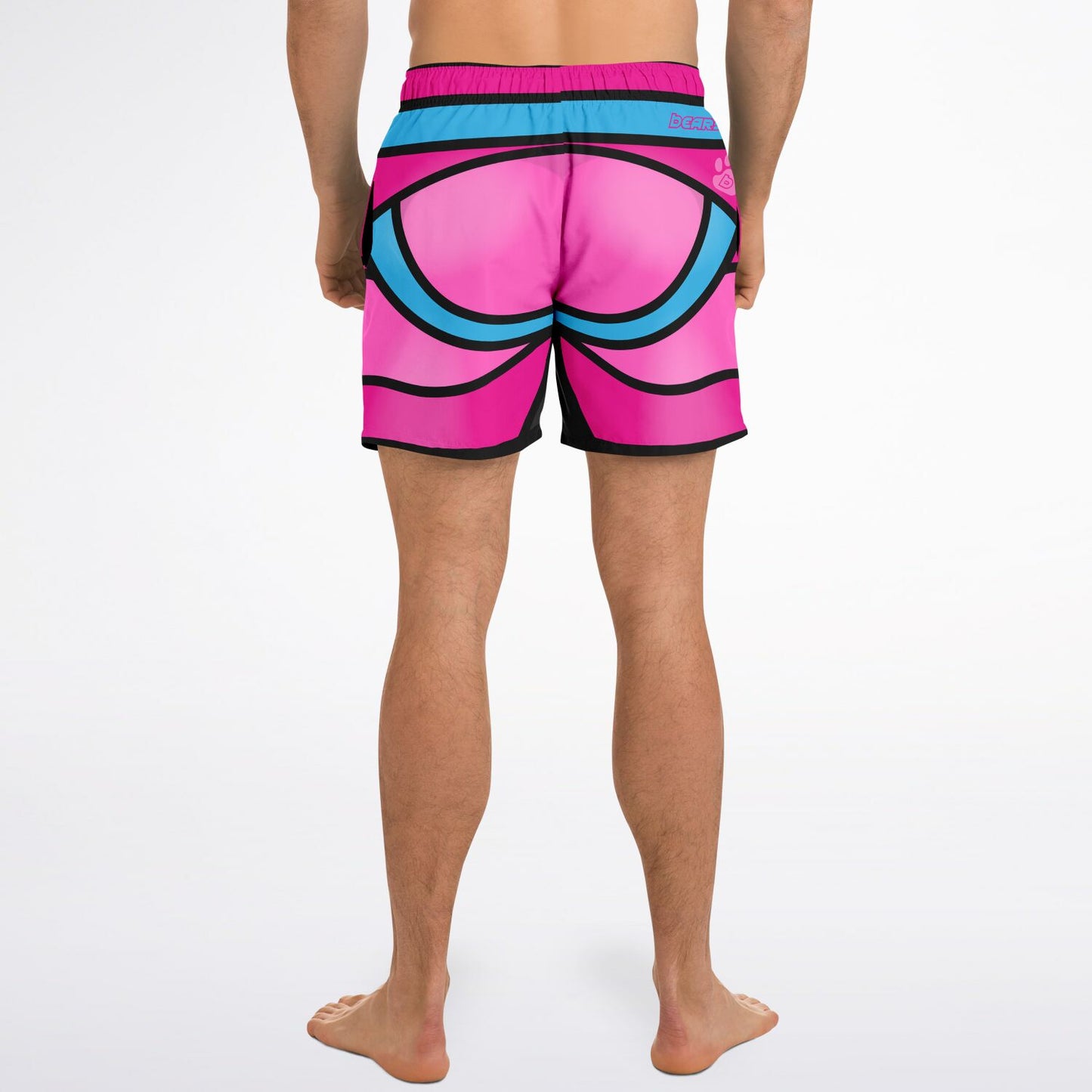 Zeus "Bearbie" Colorway │ Trompe L'Oeil Swim Trunks