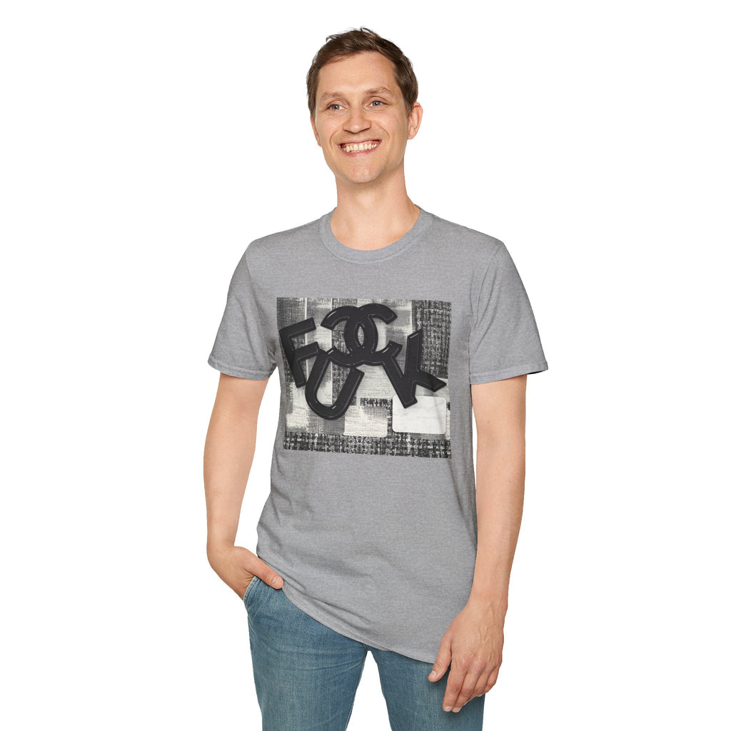Fake Designer™: Tweed Patchwork Fuck│ Softsyle T-shirt