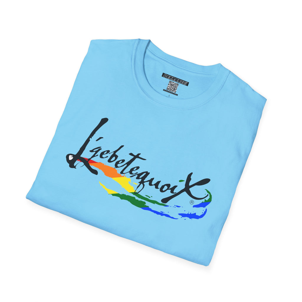 HyperPop® X FakeDesigner®: L’gbetegquoix (LGBT) Rainbow Version │ Softsyle T-shirt