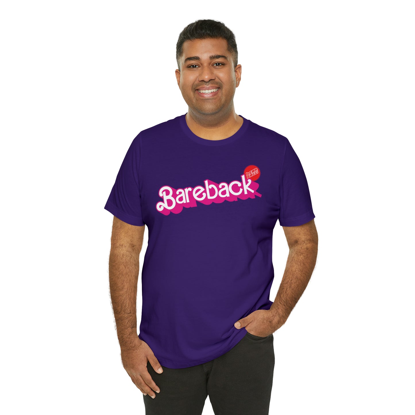 Bearbie™ X Slutpride™: Bareback Logo │Premium Jersey T-shirt