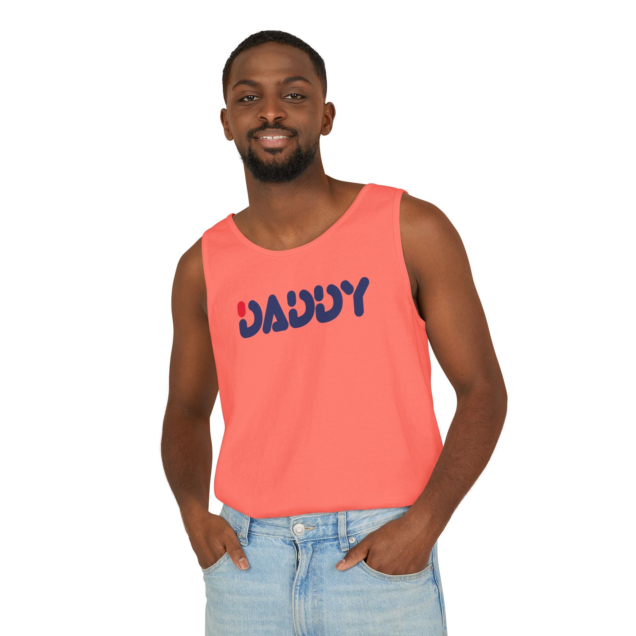 Fake Designer™ x GymBros™: Daddy │ Garment-Dyed Tank Top