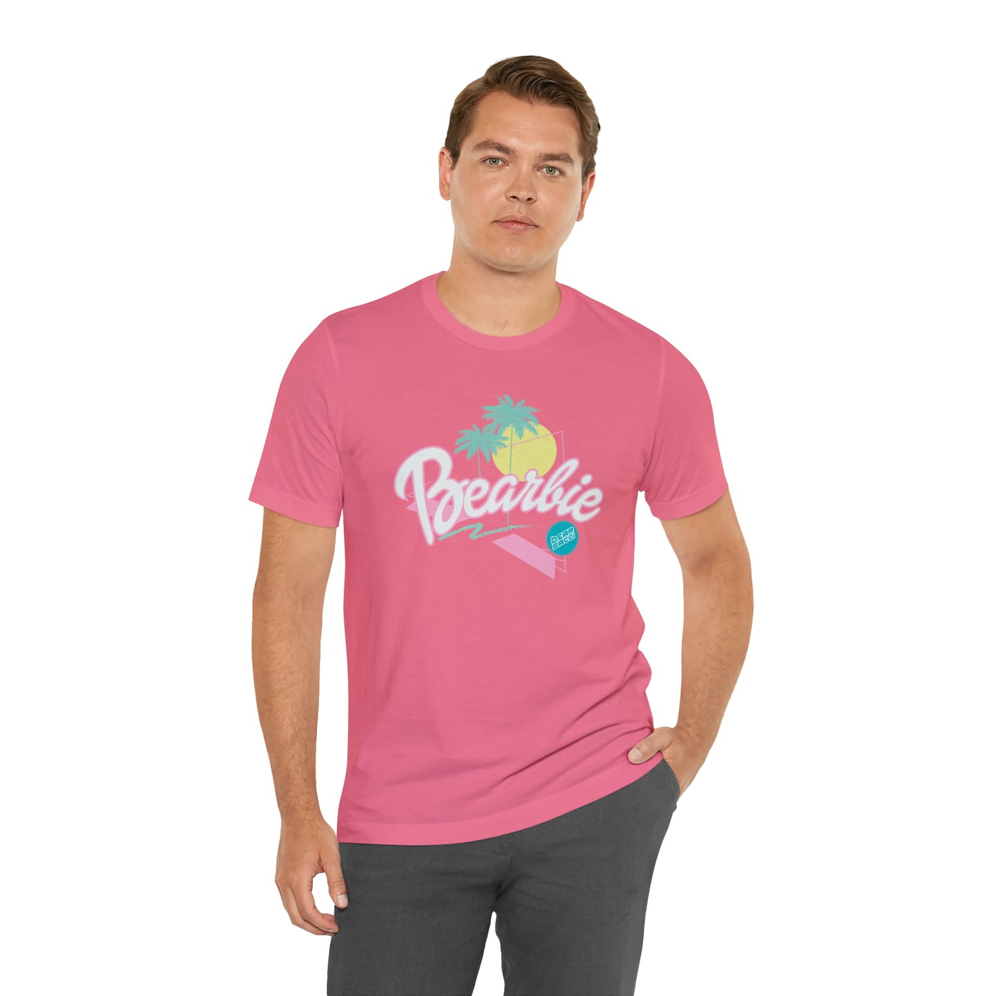 Bearbie: Pastel Malibu-Style Logo │Premium Jersey T-shirt