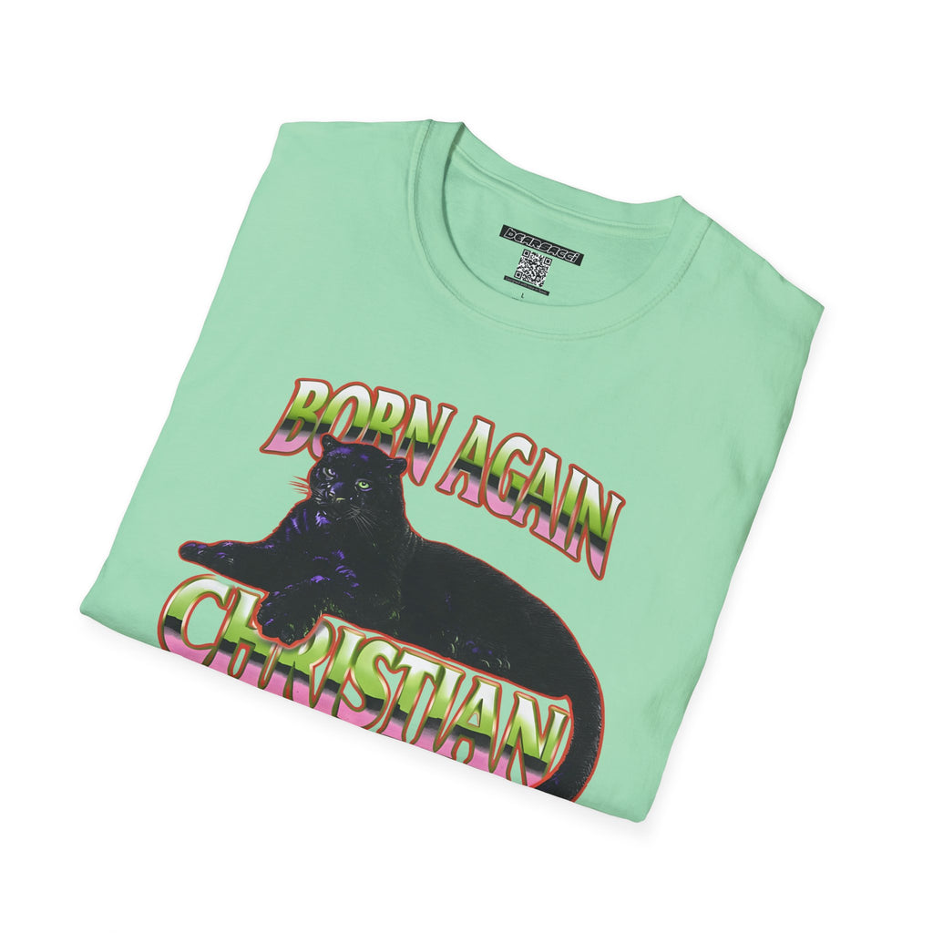 FakeDesigner®: Chinatown Market Secret Club Born Again Christian │ Softsyle T-shirt