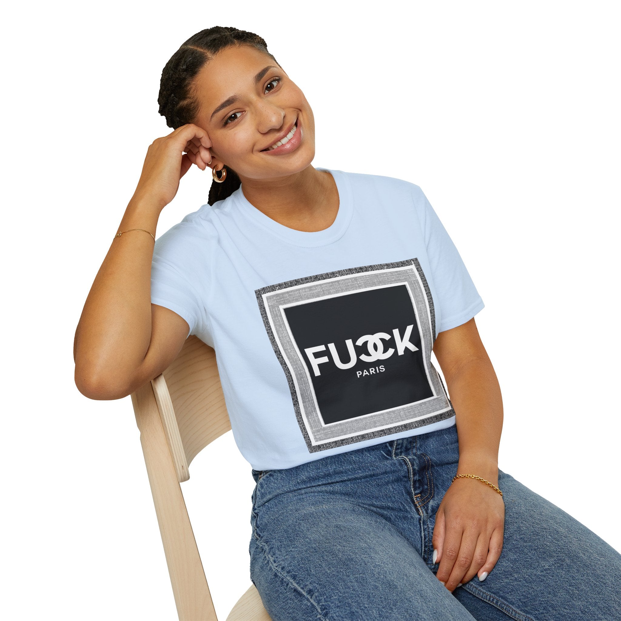Fake Designer™: Fuck Paris│ Softsyle T-shirt