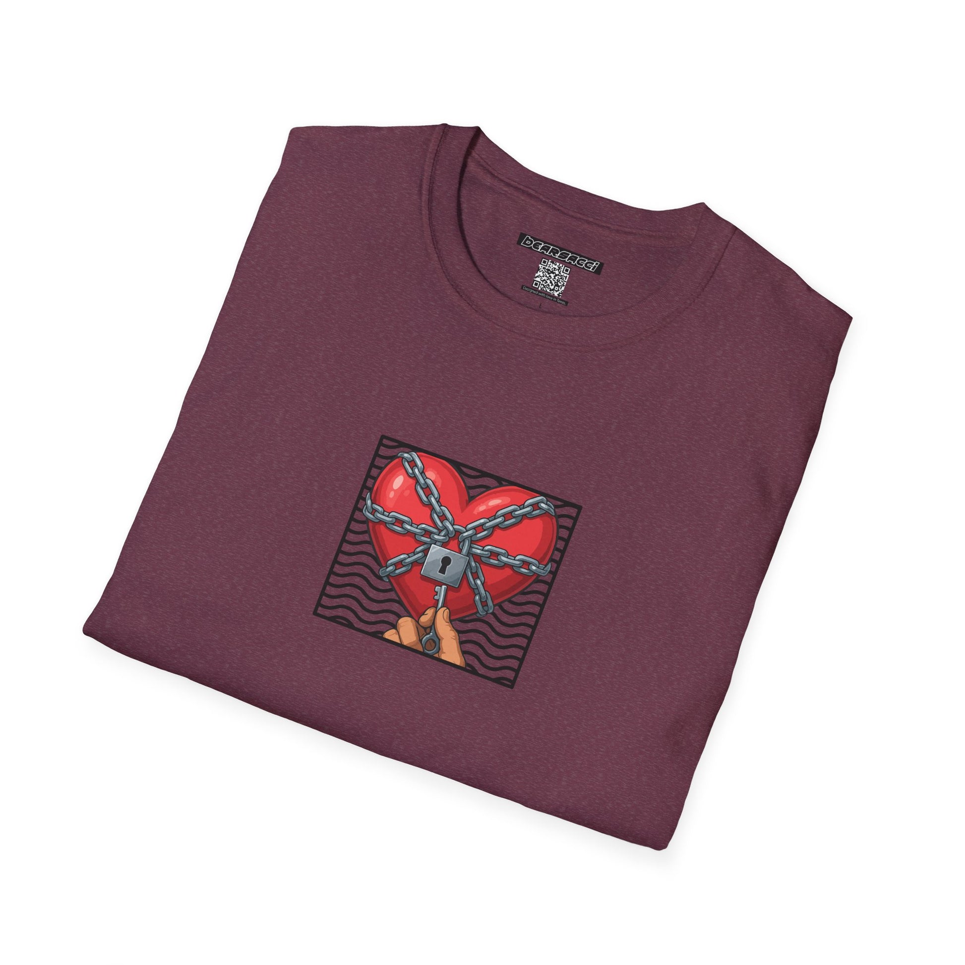 SlutPride® X Dominion®: Locked Heart │ Softsyle T-shirt