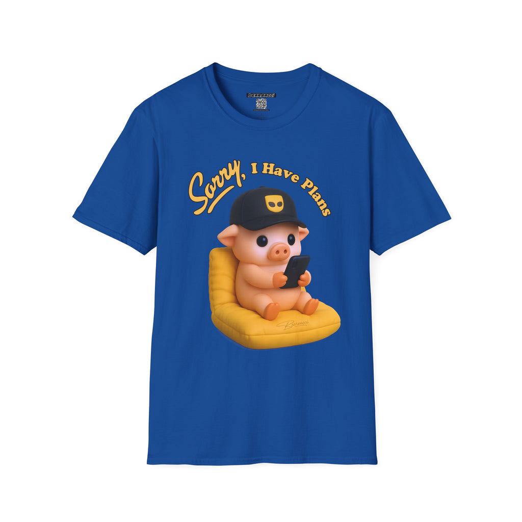 SlutPride™: Sorry, I have Plans Grinder Pig │ Softsyle T-shirt