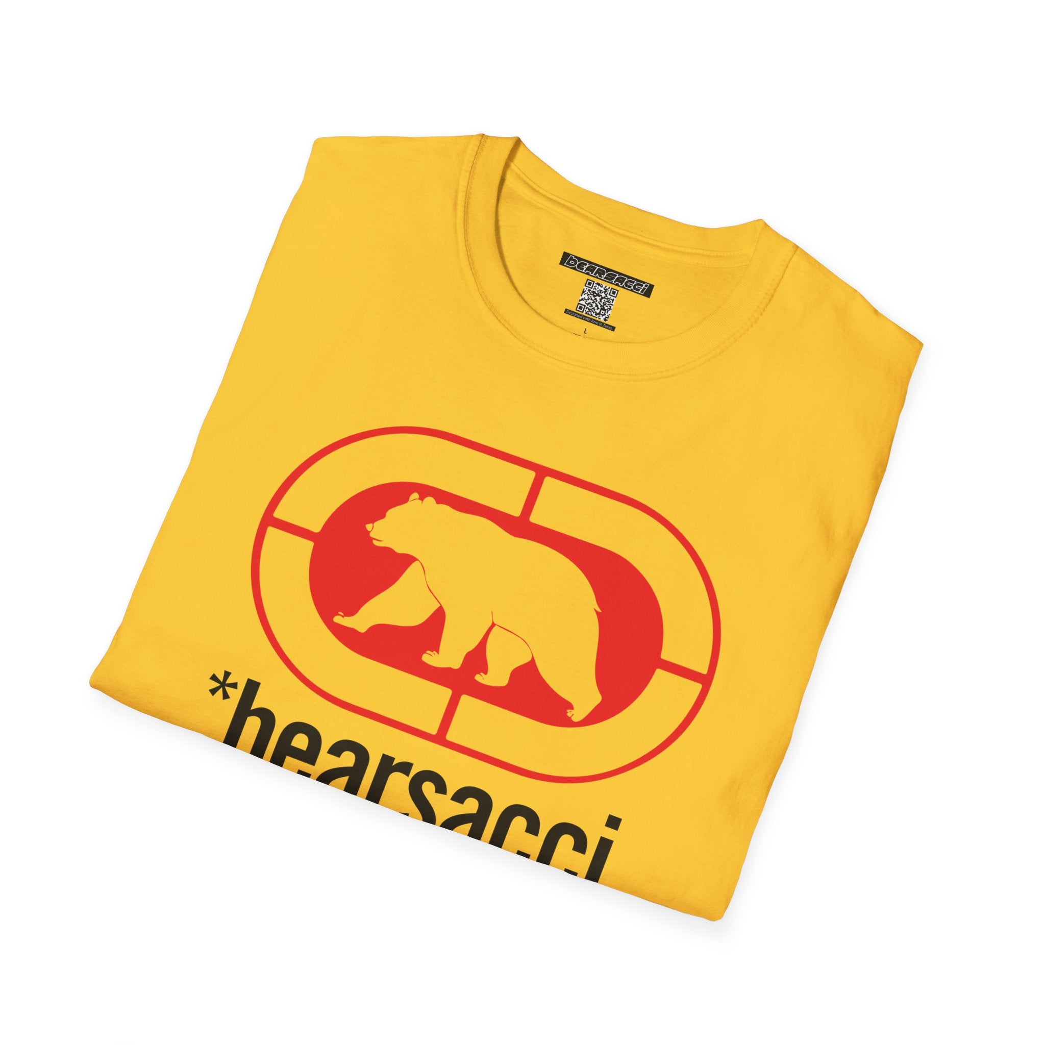 Bearmart® X FakeDesigner®: Bearsacci® Street Logo Tee │Softsyle T-shirt