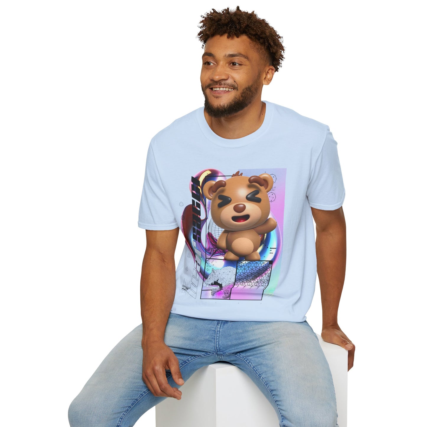 HyperPop™: Y2K Teddy Bear │ Softsyle T-shirt