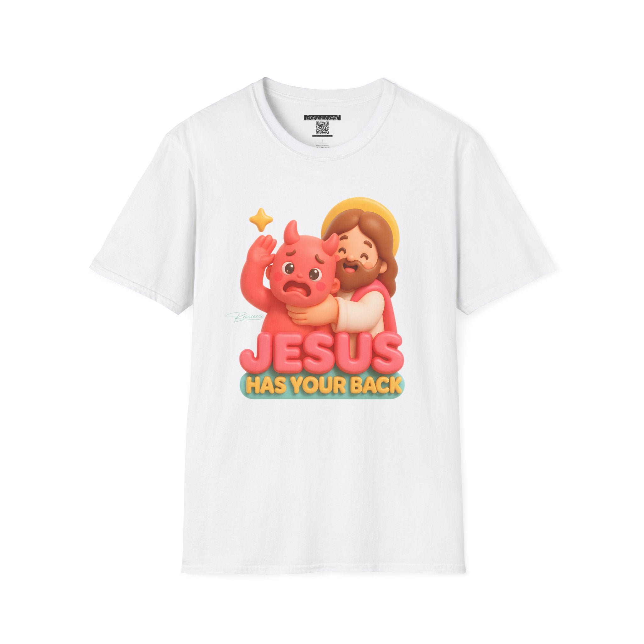 HyperPop®: Jesus Has Your Back │ Softsyle T-shirt